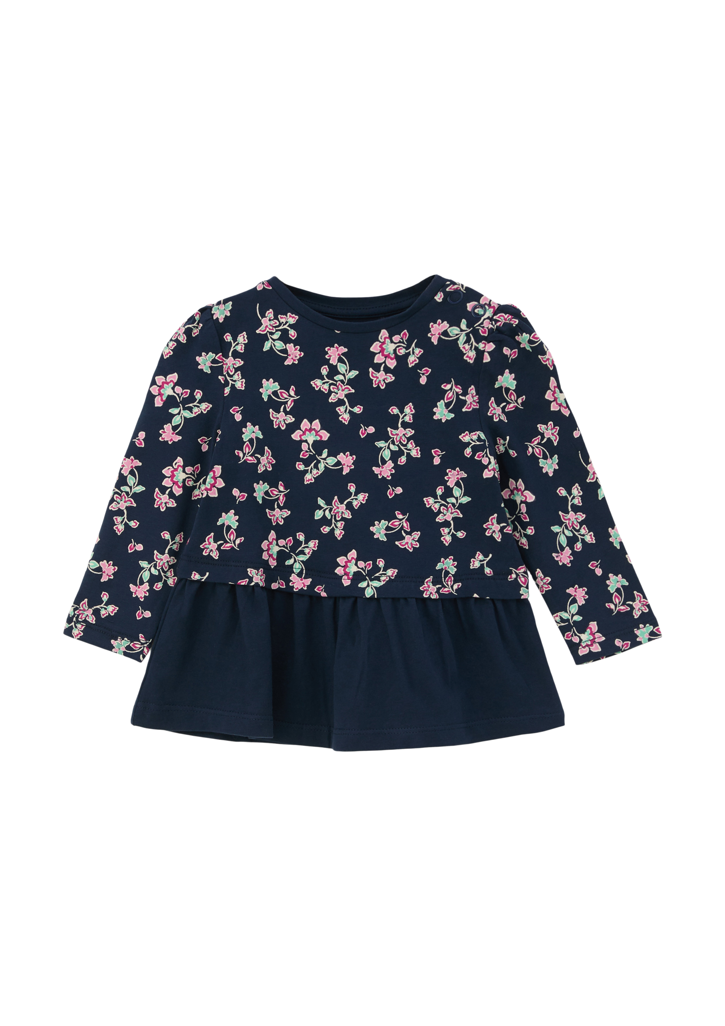 s.Oliver - Longsleeve mit Volants, Babys, blau