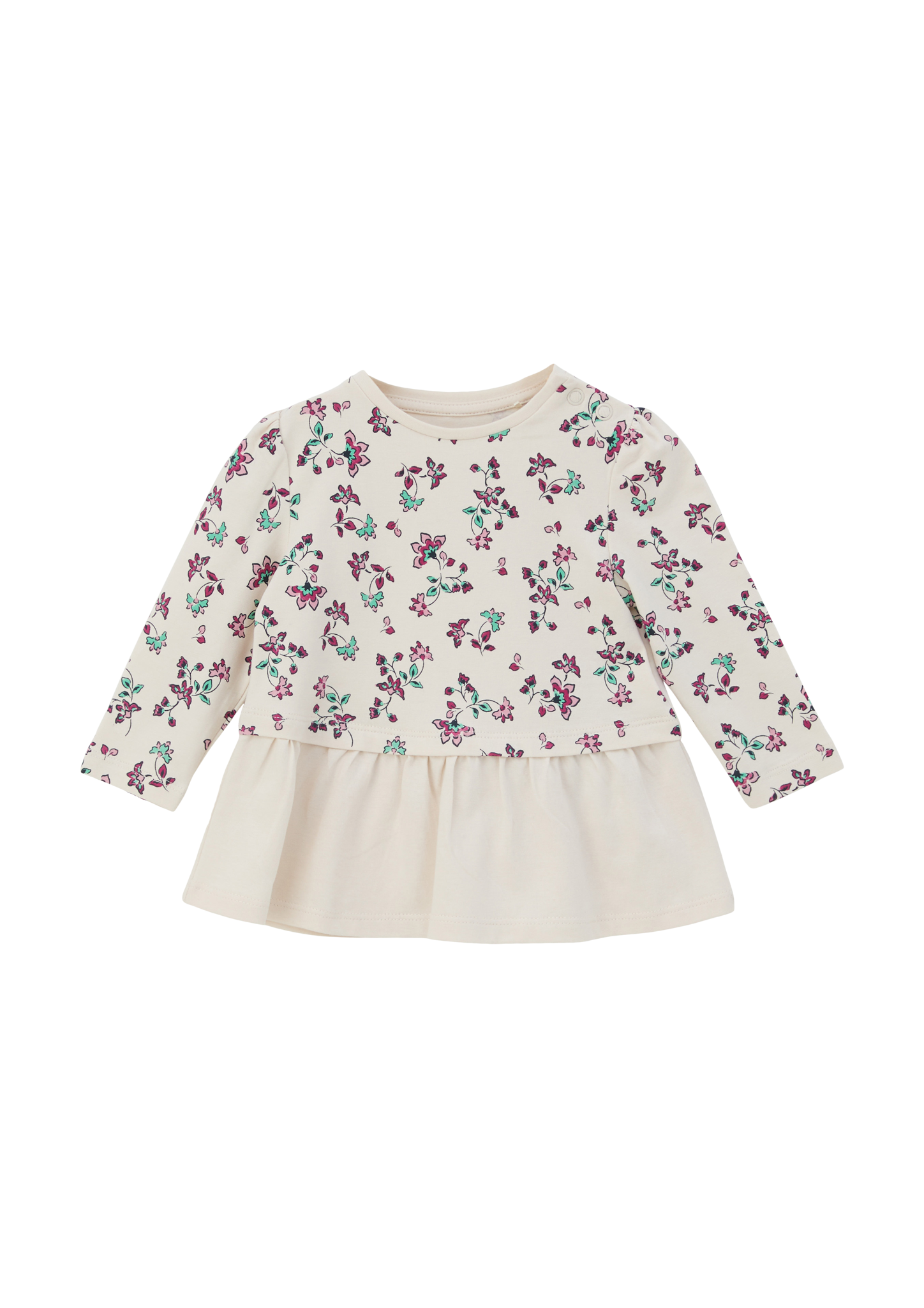 s.Oliver - Longsleeve mit Volants, Babys, Beige