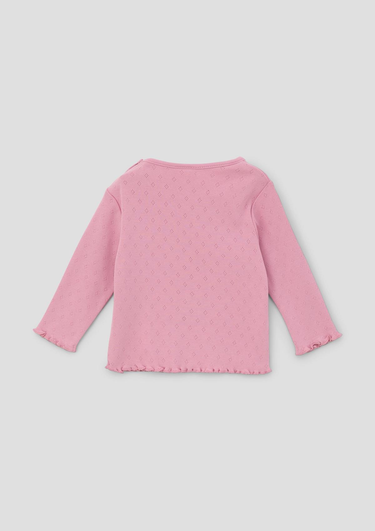 s.Oliver Long sleeve top with an openwork pattern