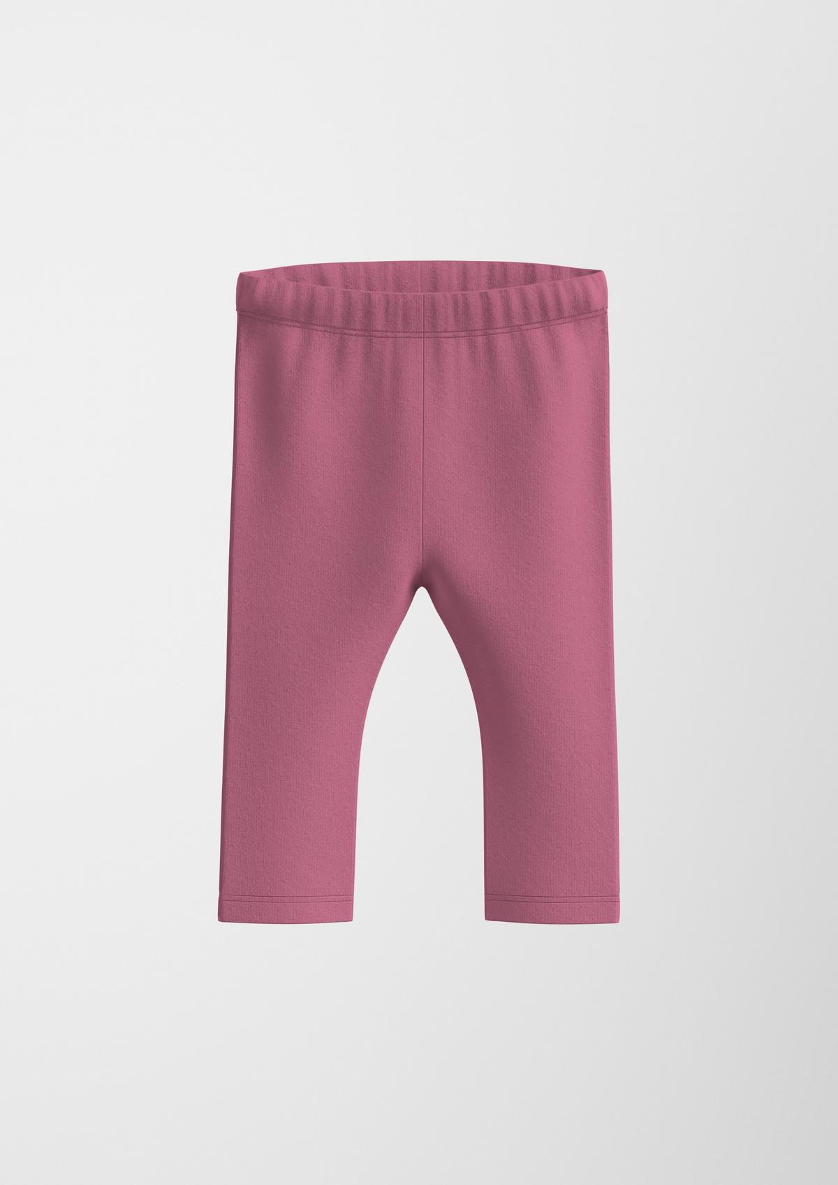 Leggings with a print detail - pink