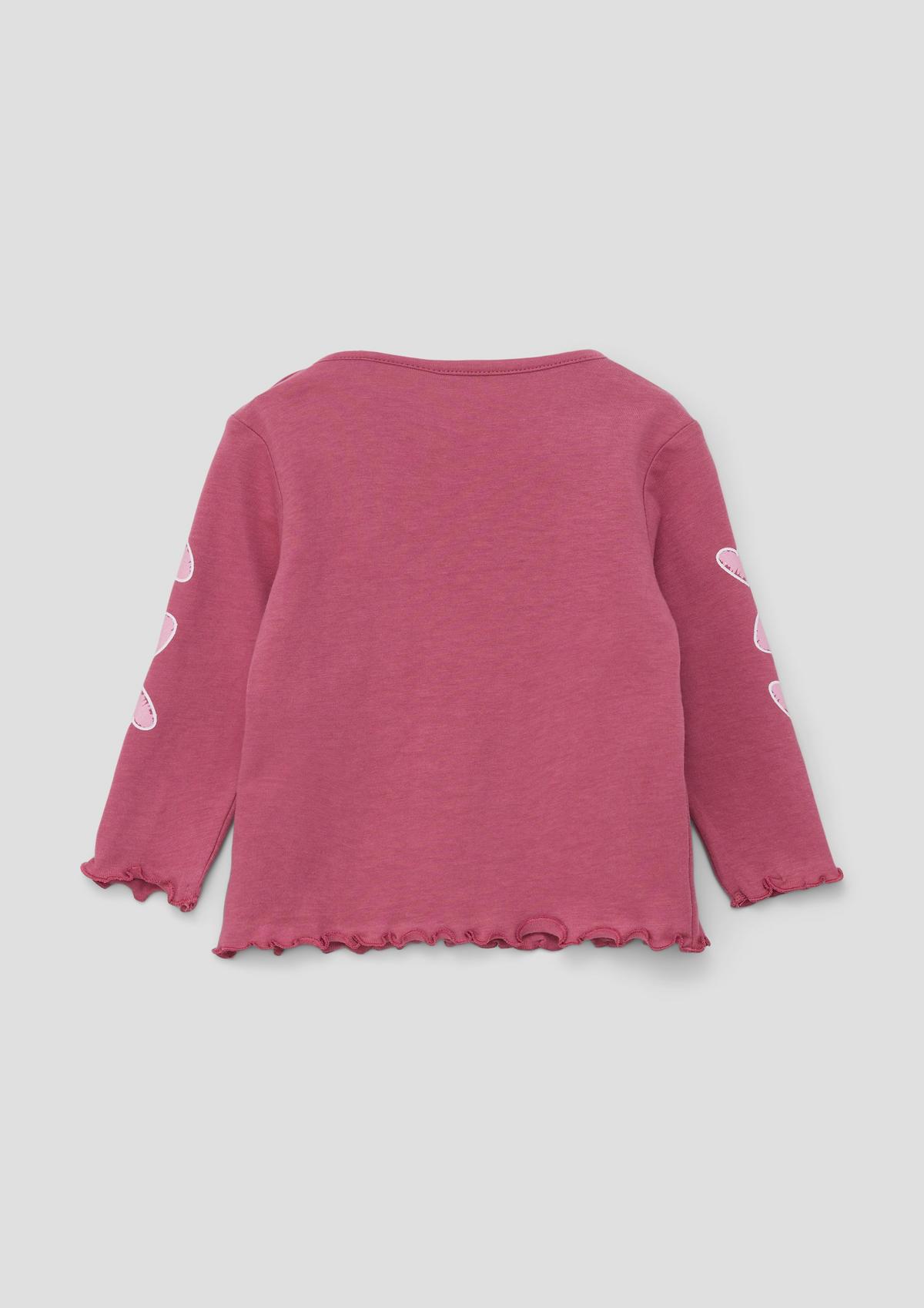 s.Oliver Long sleeve top with scalloped edges