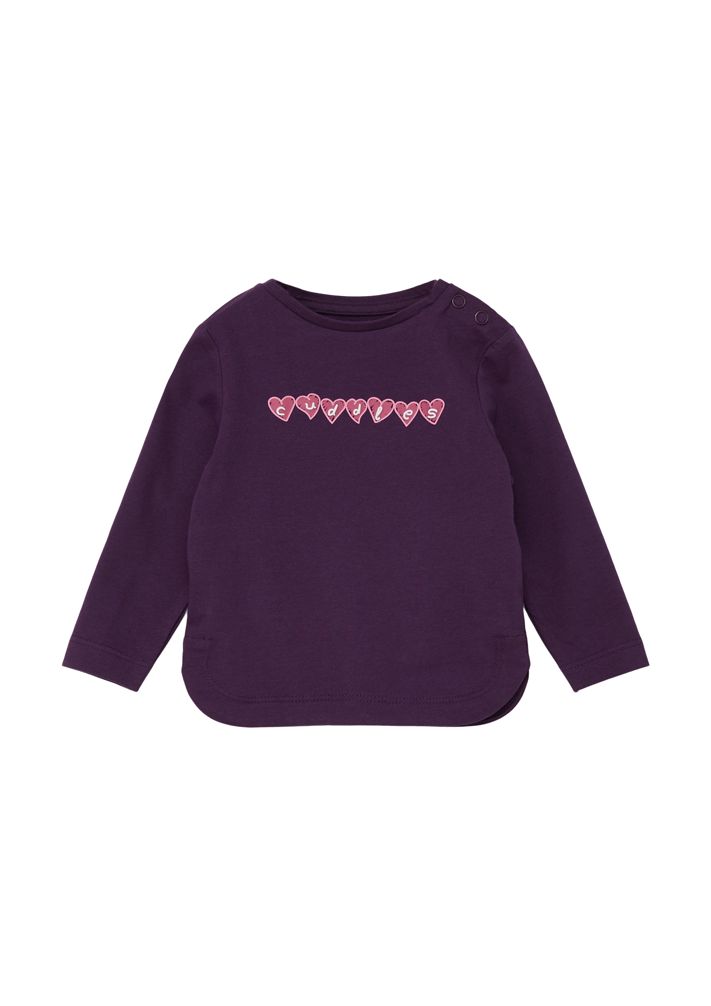 s.Oliver - Longsleeve mit Frontprint, Babys, lila