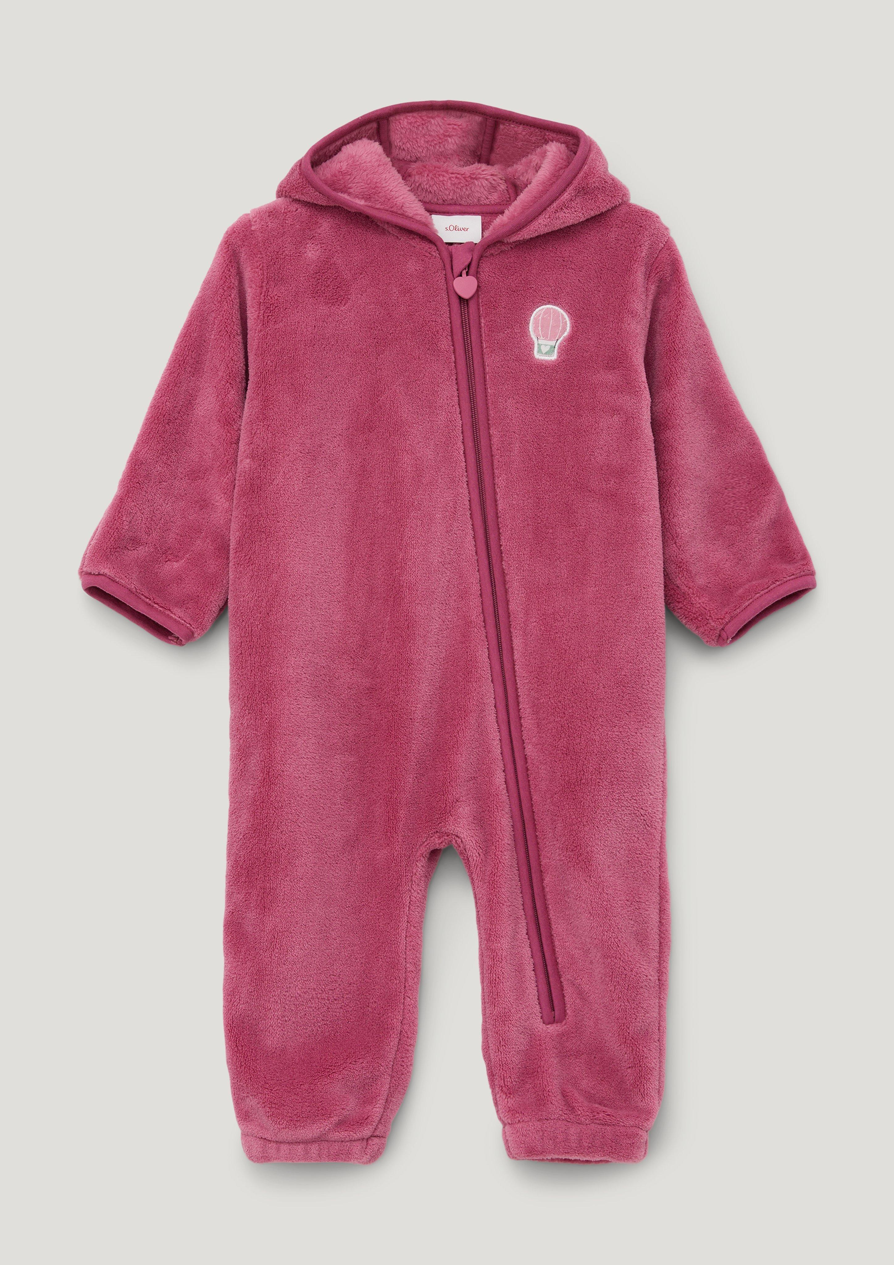 Teddy plush jumpsuit pink s.Oliver