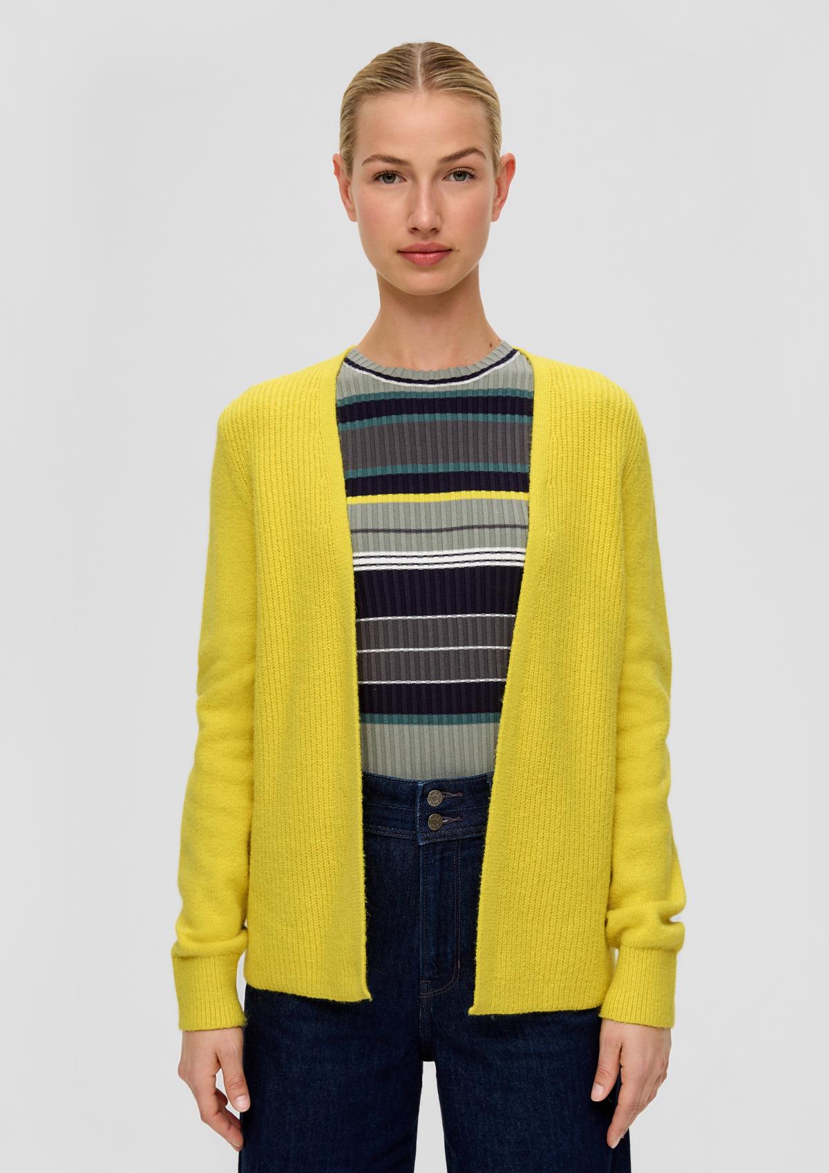 s.Oliver Open cardigan in a cotton blend