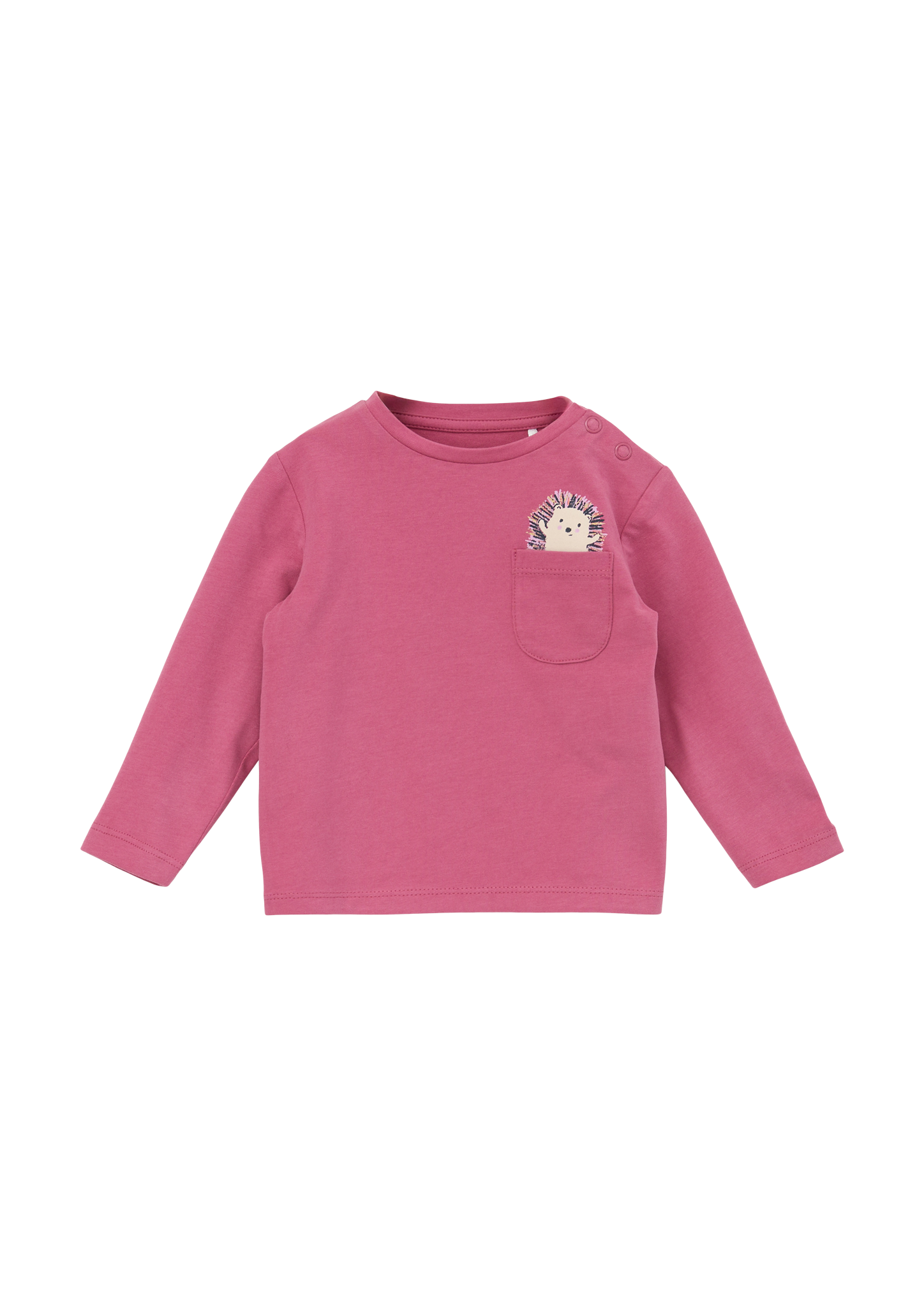 s.Oliver - Longsleeve mit Print-Detail, Babys, Rosa