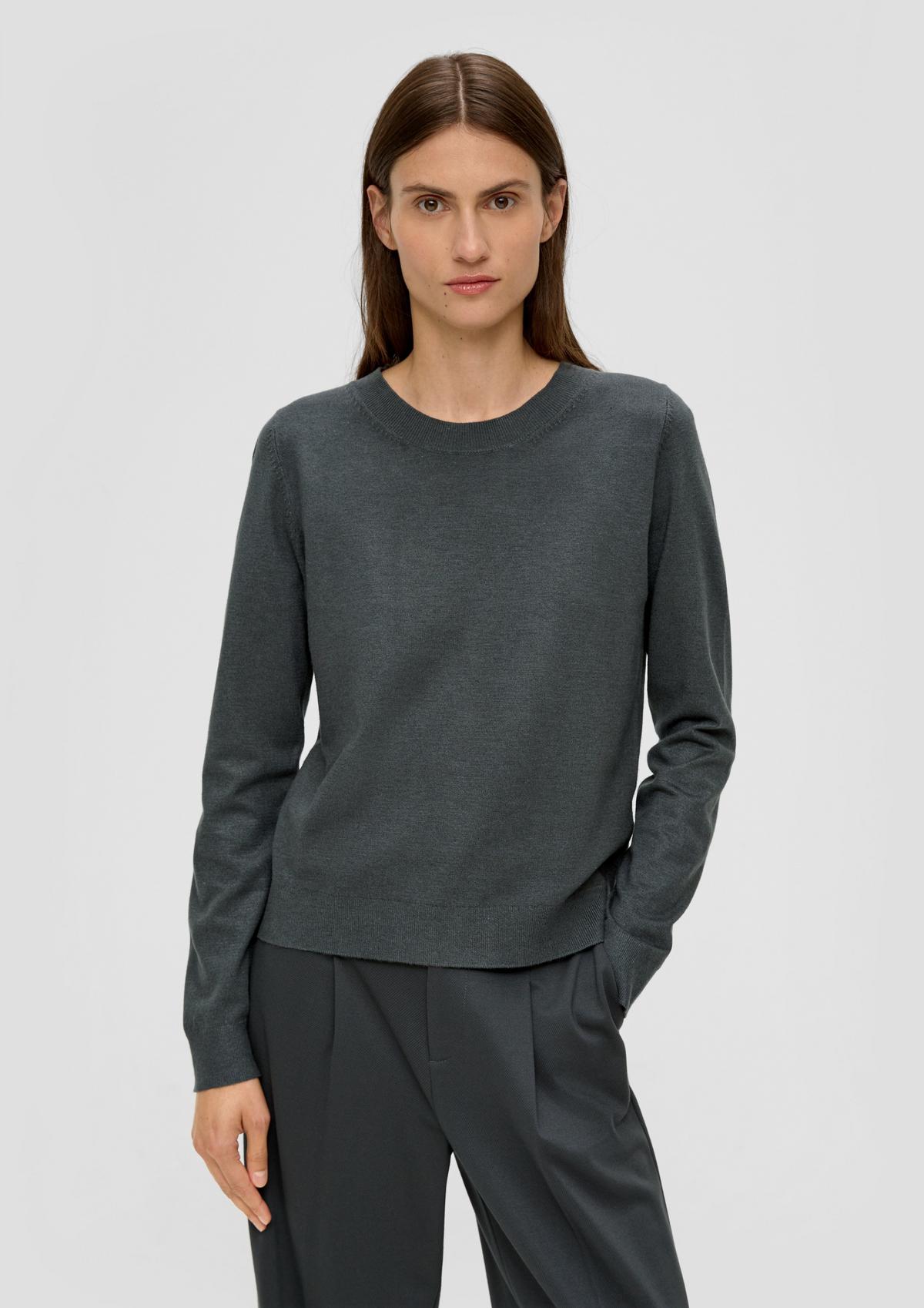 Pullover aus Viskosemix - gelb | Sweatshirts