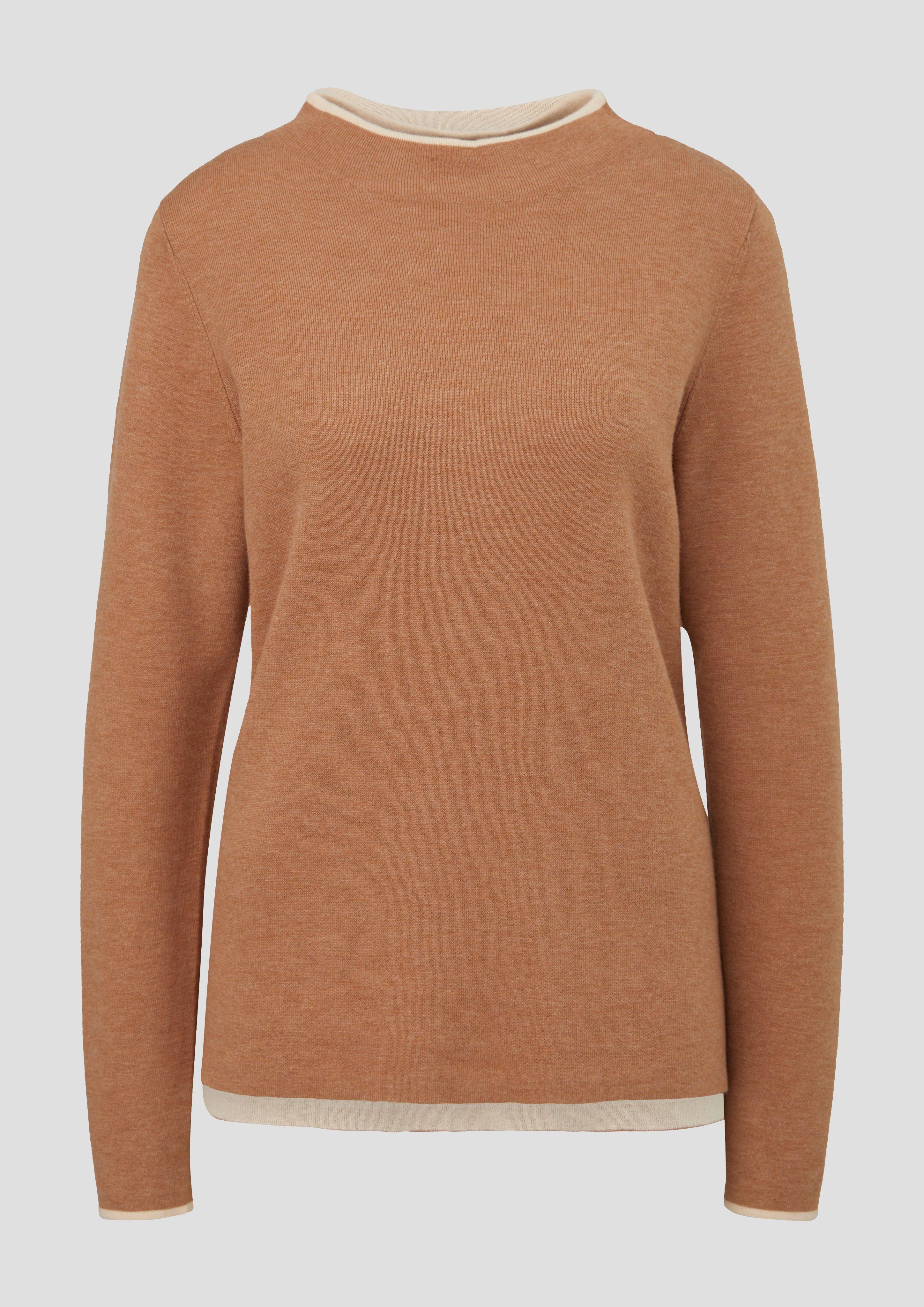 s.Oliver - Pullover aus Viskosemix, Damen, braun