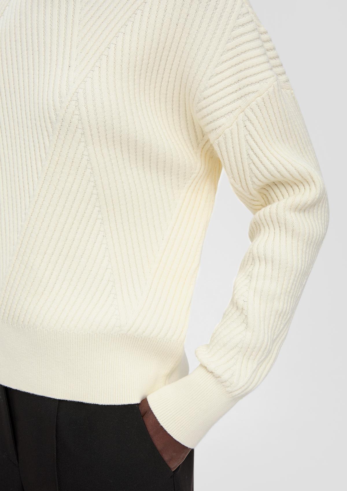 s.Oliver Pleteni pulover sa strukturiranim uzorkom