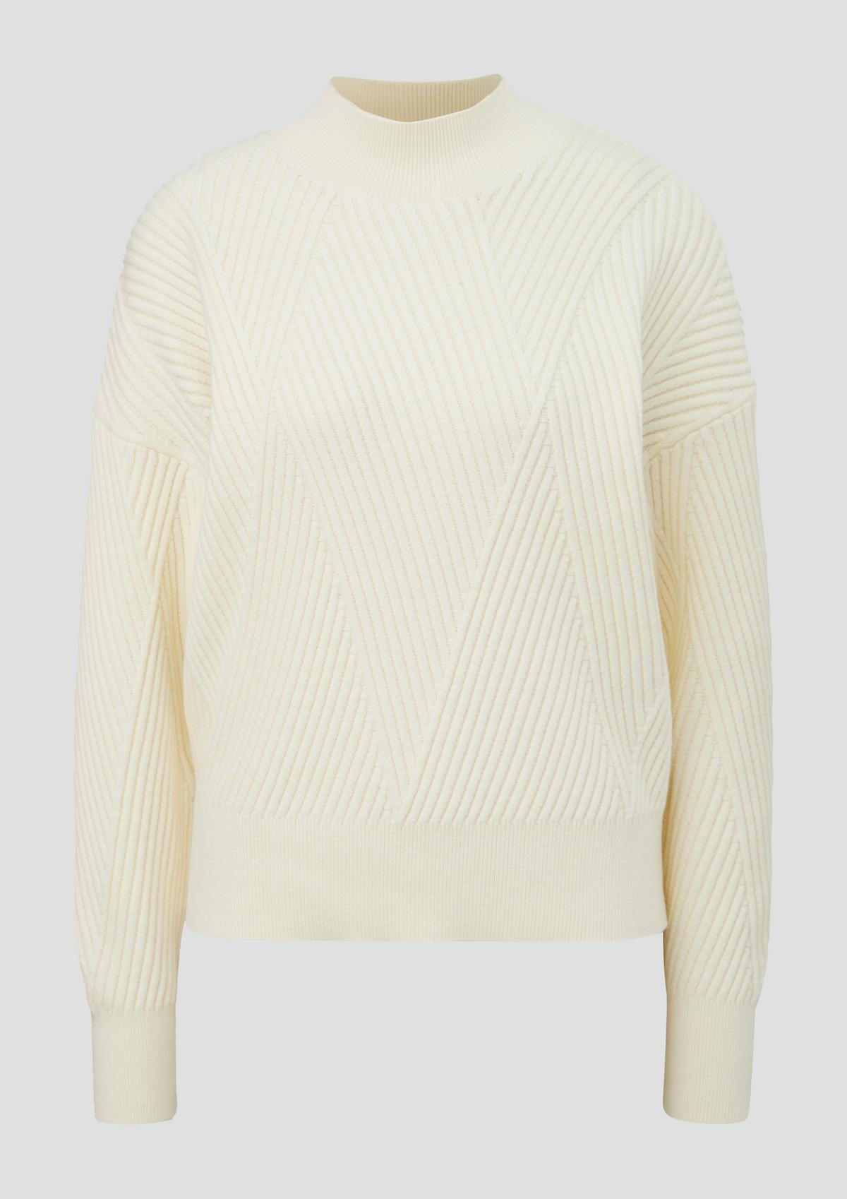 s.Oliver Pleten pulover s strukturnim vzorcem