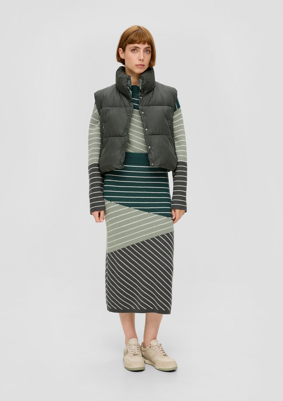 s.Oliver Midi skirt in a new wool blend