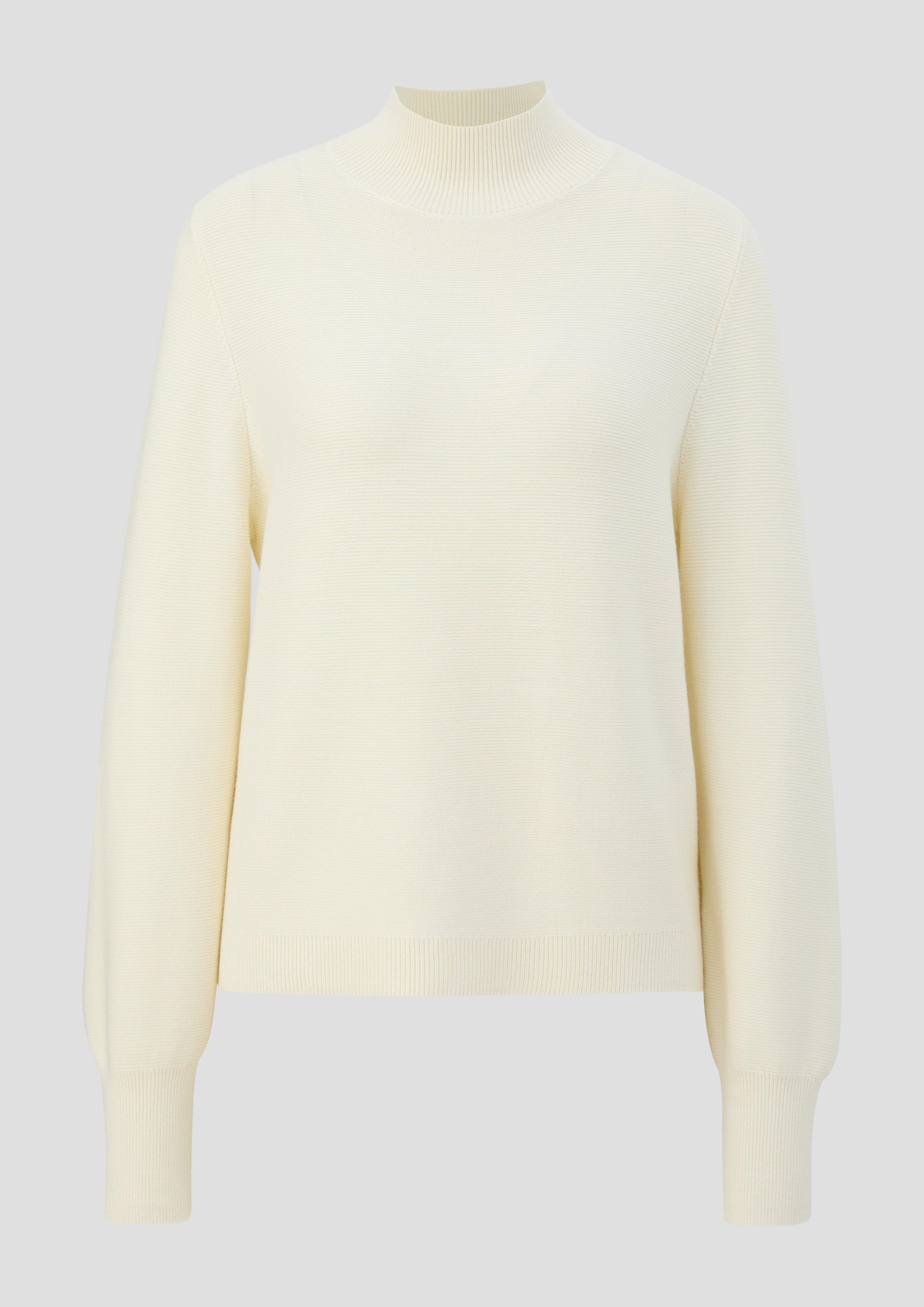 s.Oliver - Strickpullover aus Viskosemix, Damen, creme