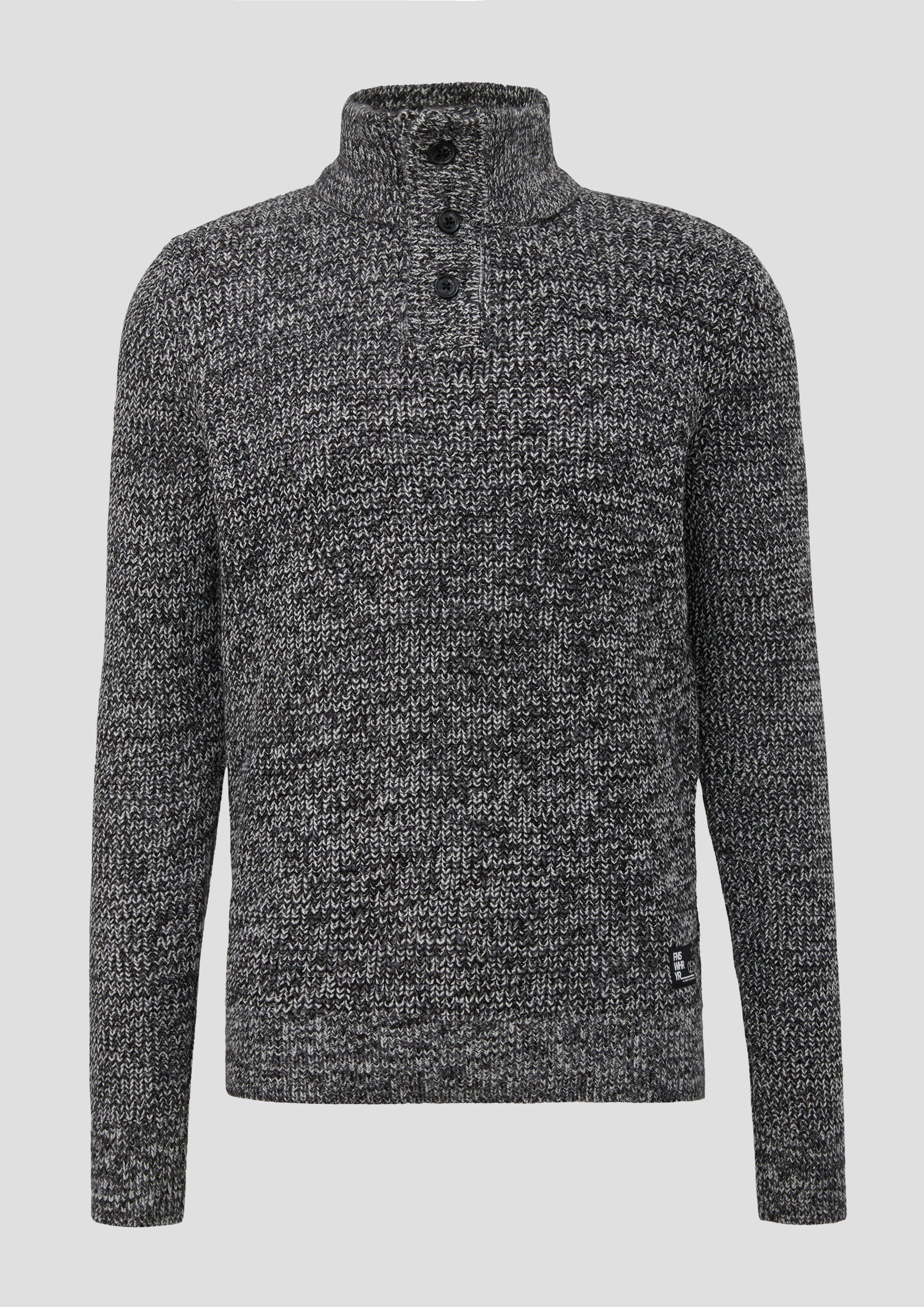 s.Oliver Strickpullover mit Knopfleiste