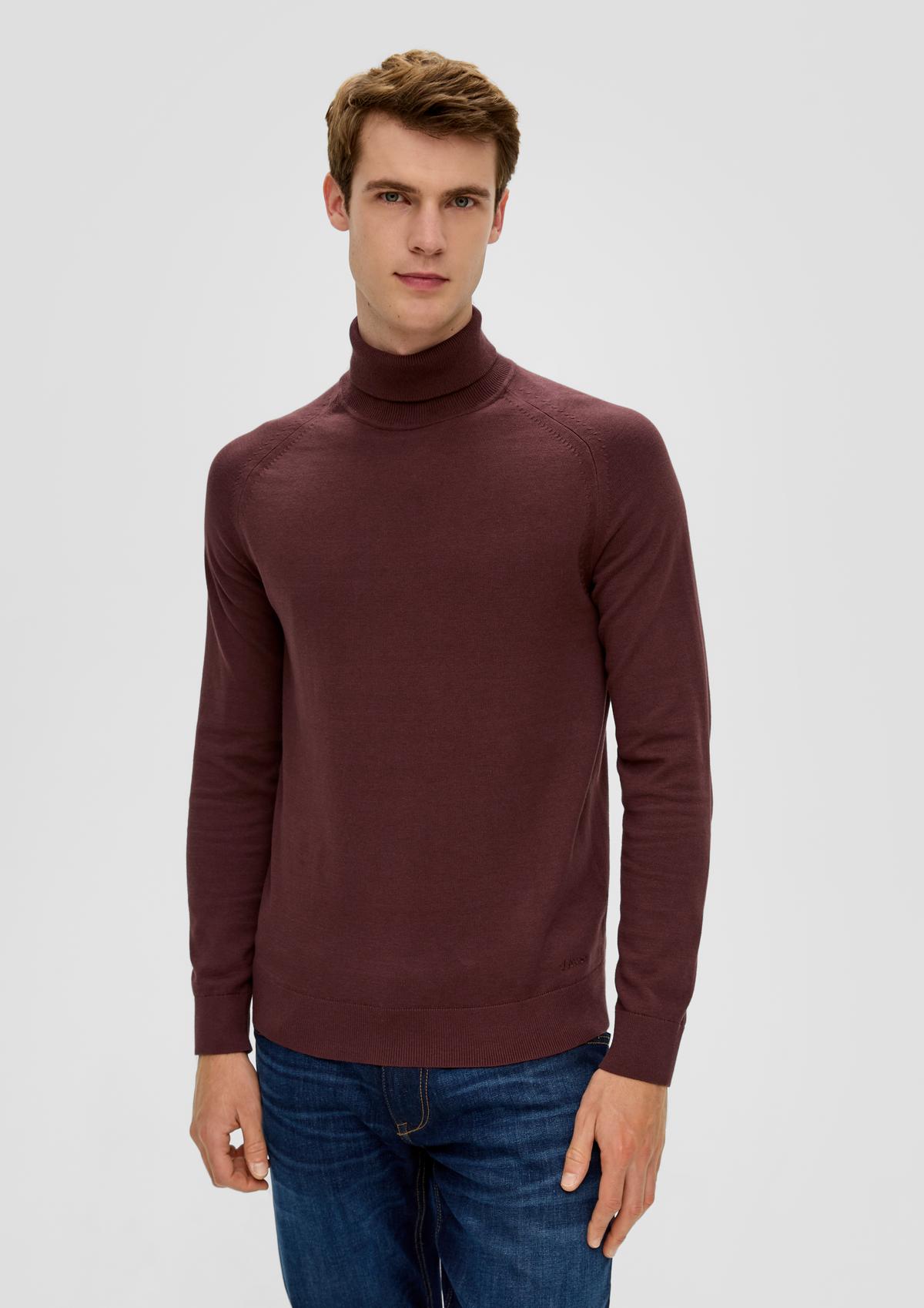 Pletený pulovr z bavlny