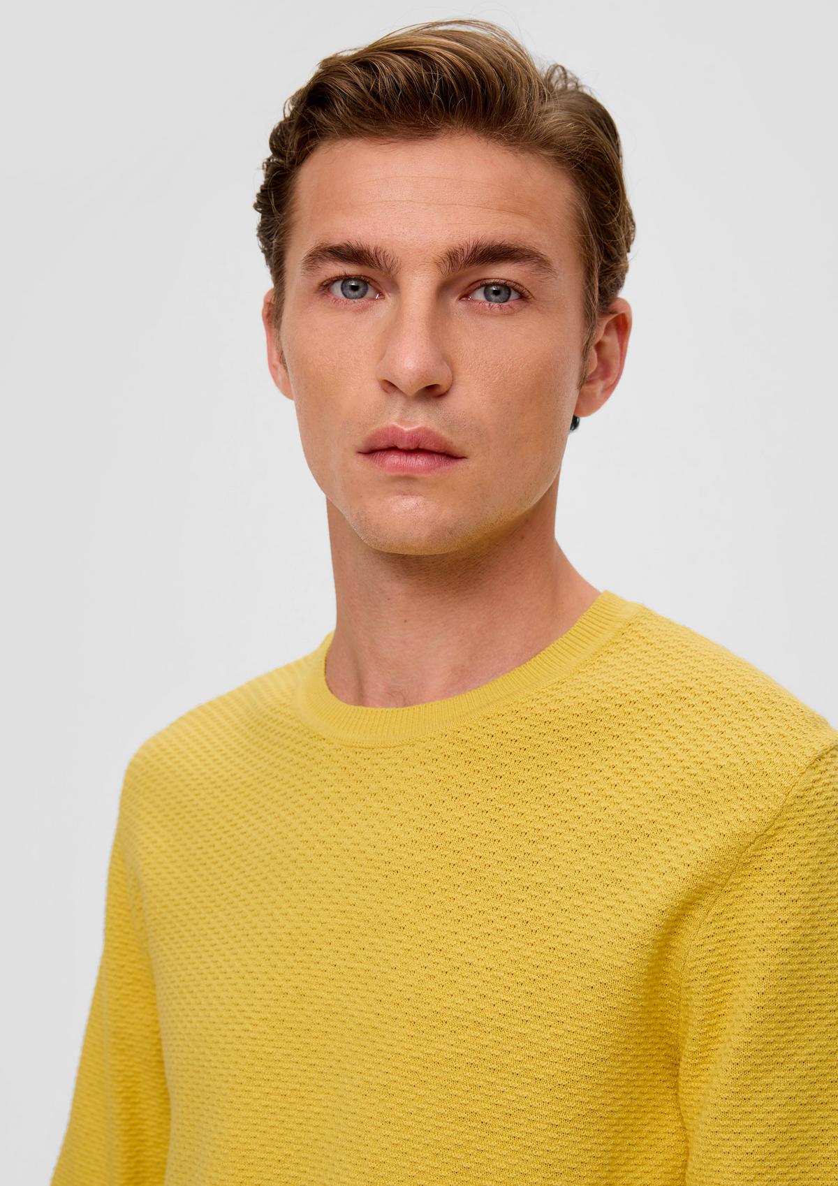 Pullover aus Baumwolle - ecru | Strickpullover