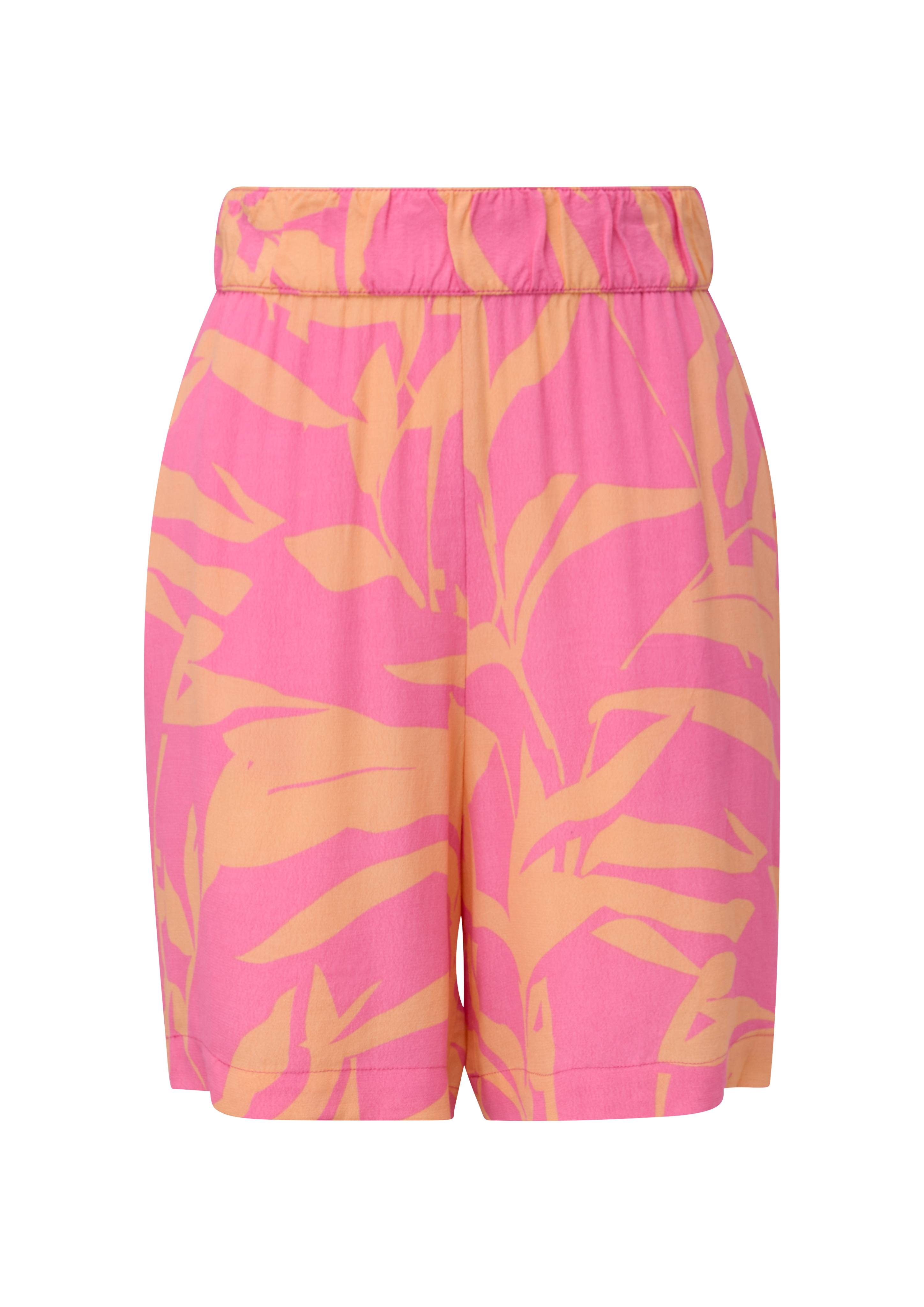 s.Oliver - Loose: Shorts aus Viskose, Damen, orange|pink