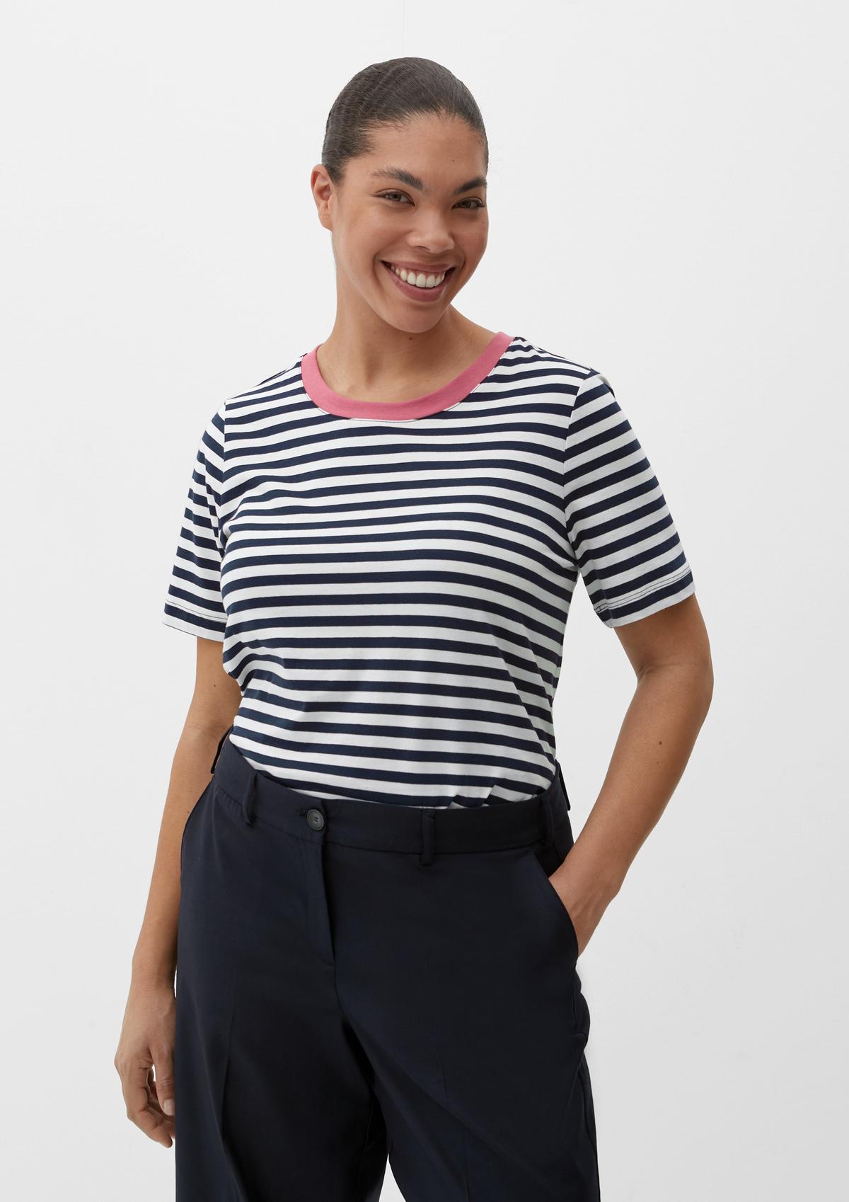 s.Oliver T-shirt with a striped pattern