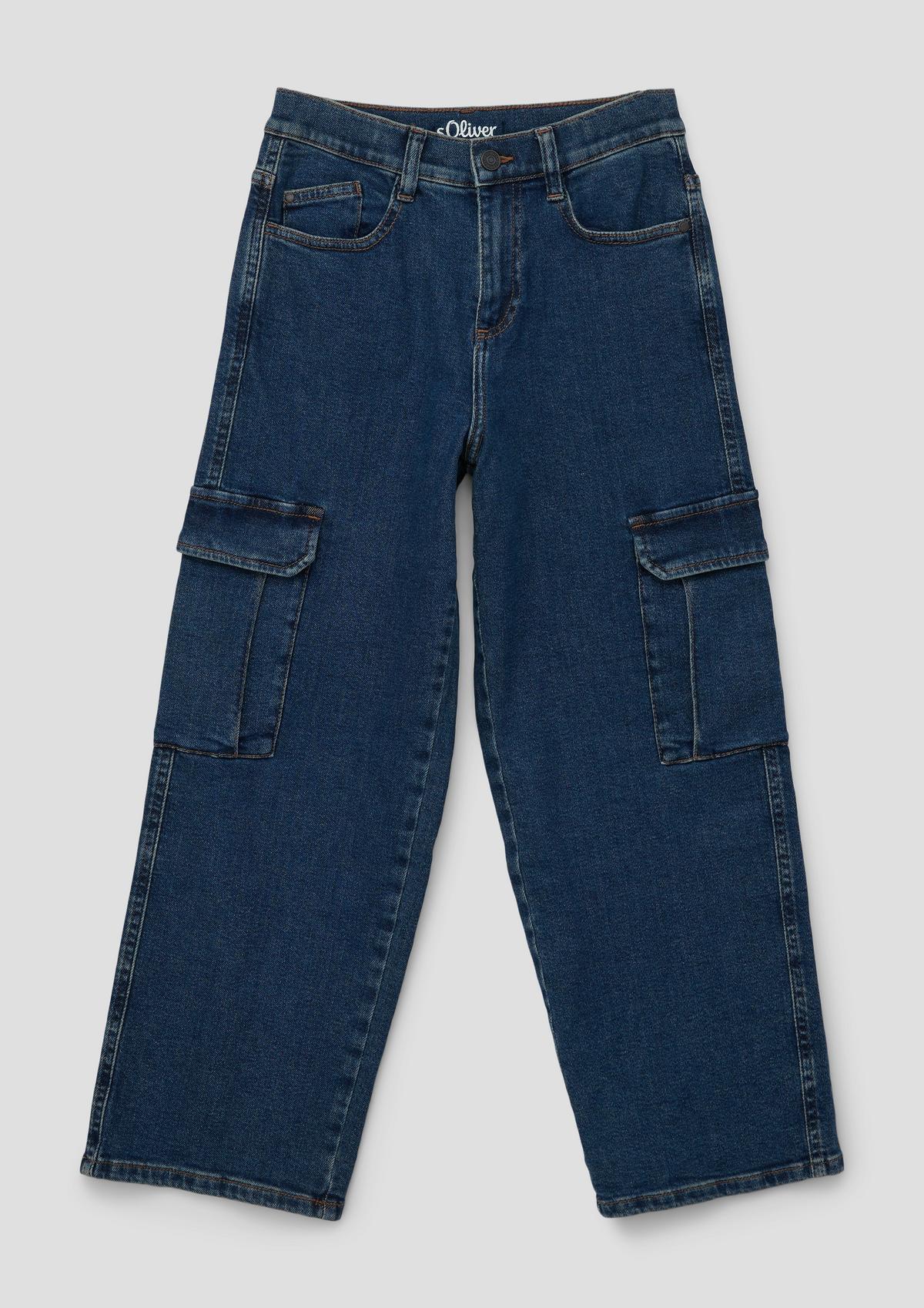s.Oliver Jeans / relaxed fit / mid rise / wide leg / cargo pockets
