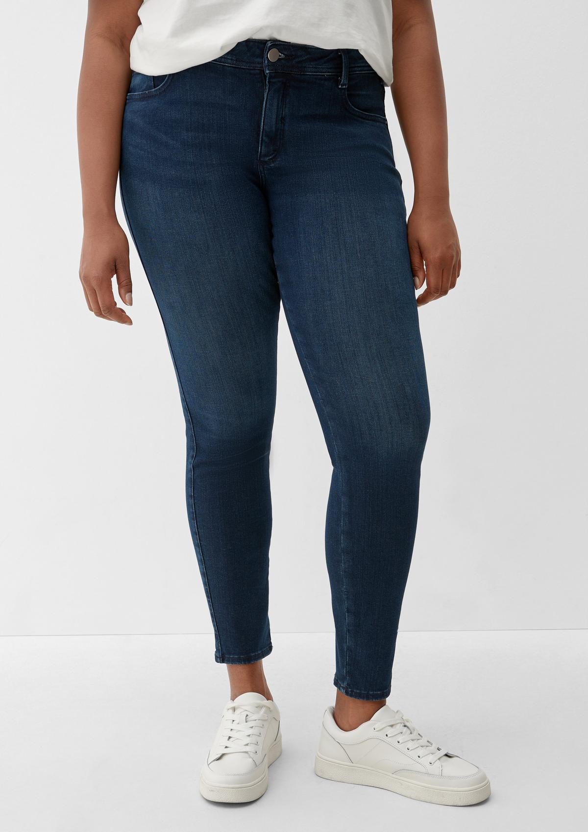 s.Oliver Skinny: jeans met garment wash