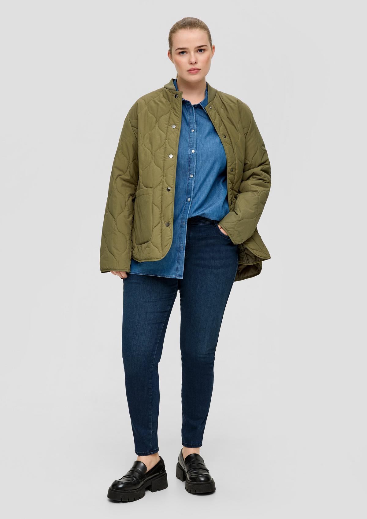 s.Oliver Skinny fit: jeans with a garment wash