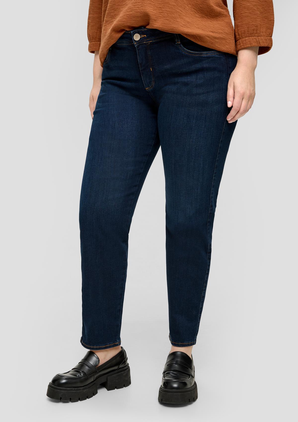 s.Oliver Curvy: Jeans hlače z zatezno vrvico