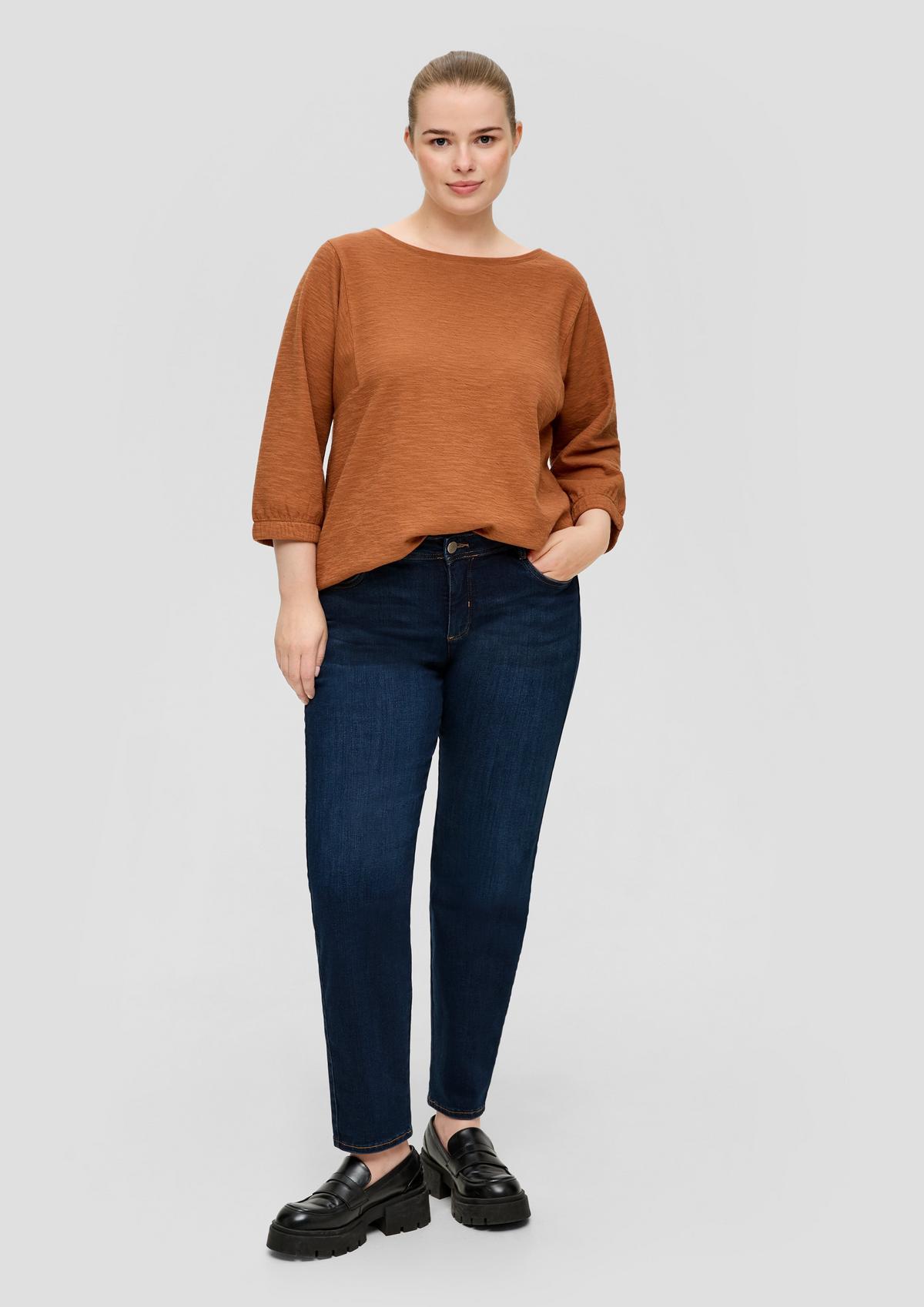 s.Oliver Curvy: jeans with a drawstring waistband