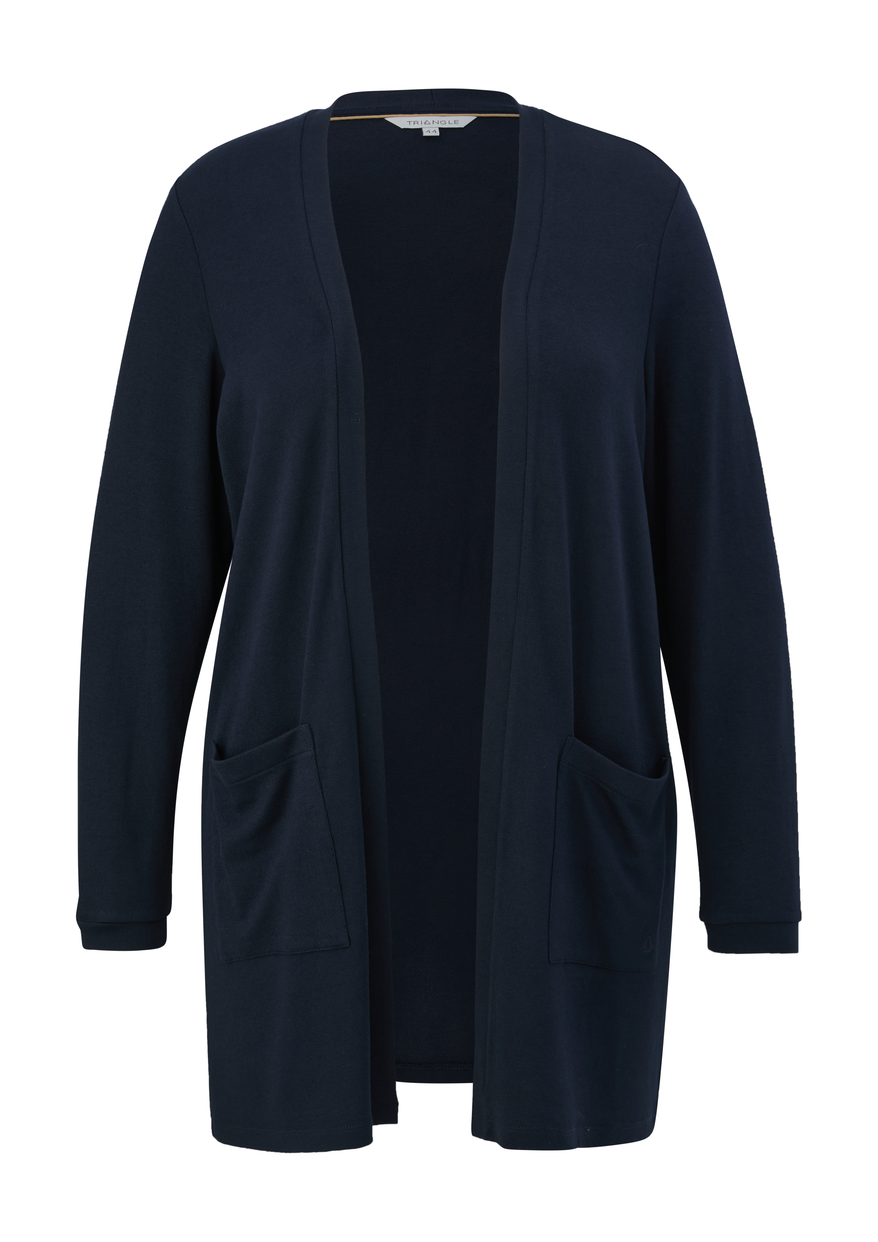 s.Oliver - Cardigan mit aufgesetzten Taschen, Damen, blau