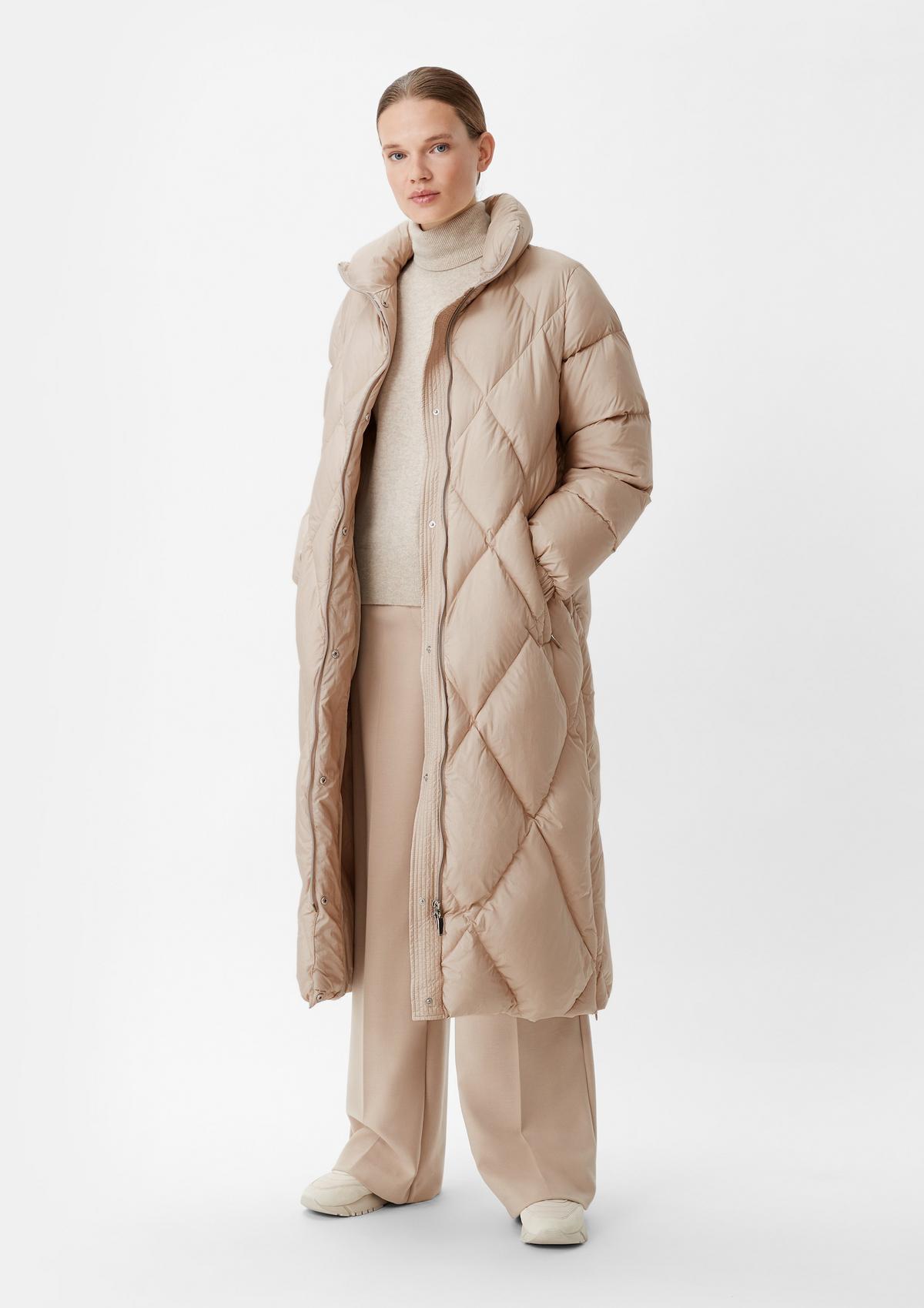 Nylon quilted coat