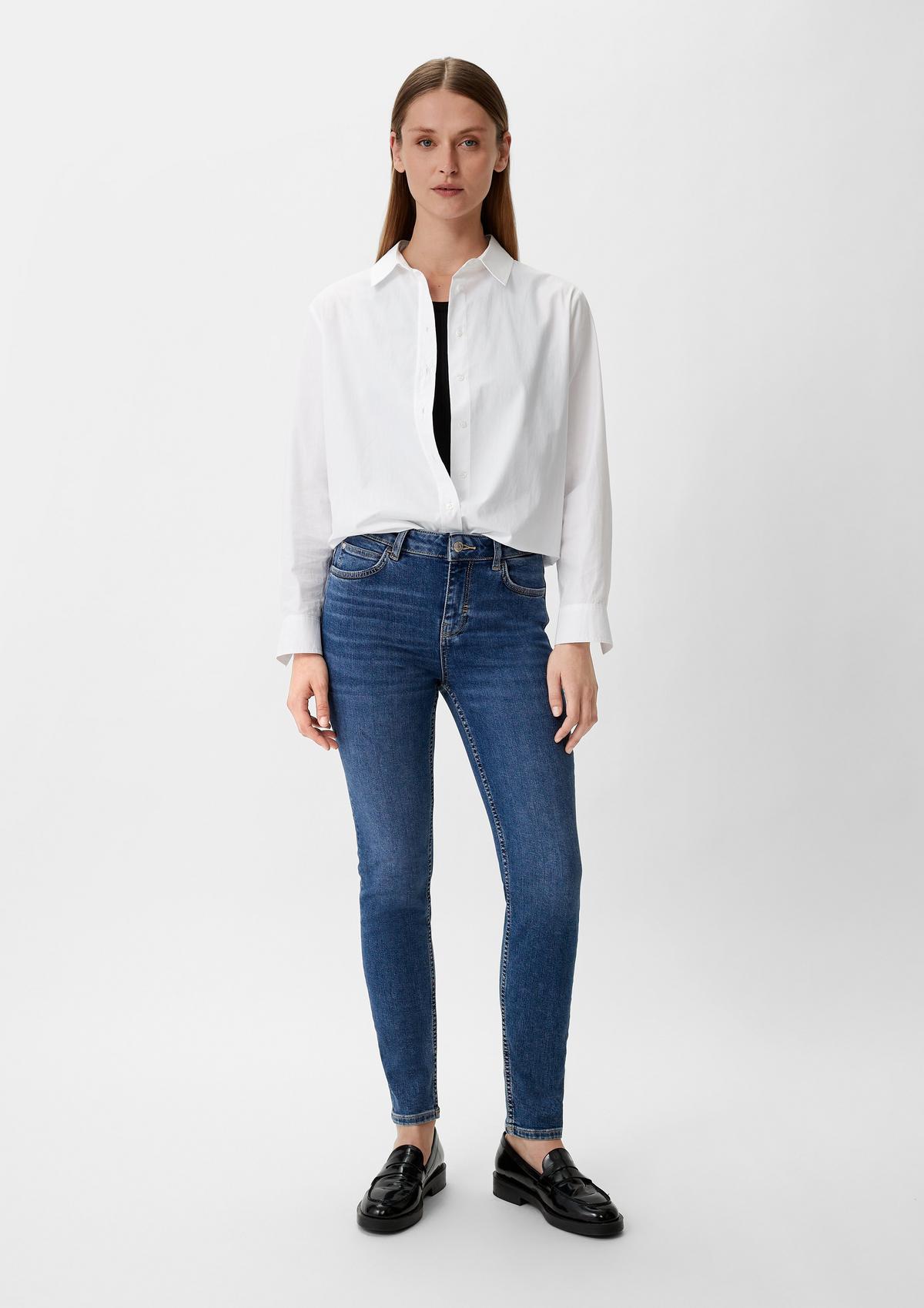 Skinny: Jeans mit Waschung