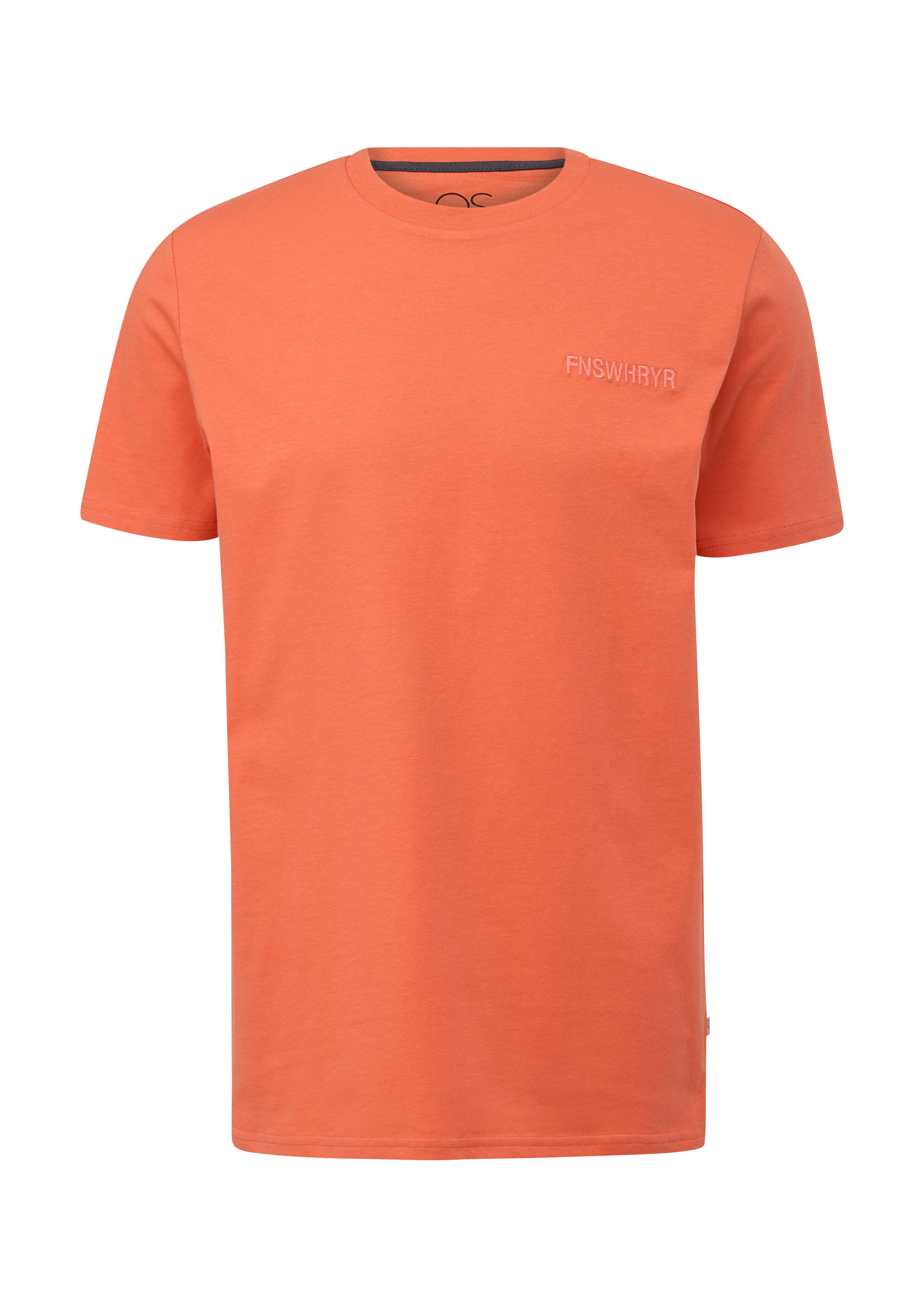 QS - Basic-Shirt aus Baumwolle, Herren, Orange