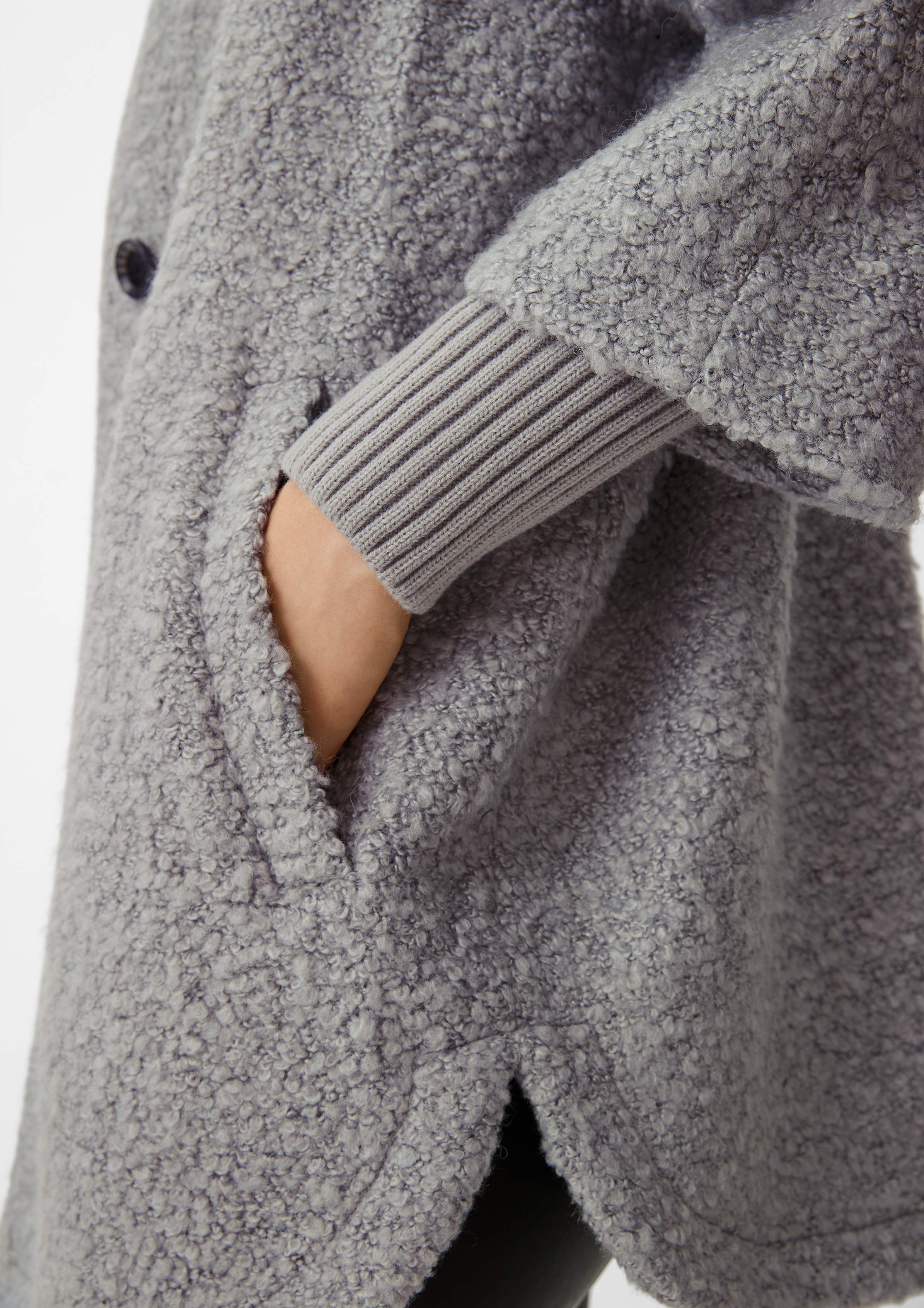 ジャケット・アウター shaggy collar knit outer amiur Amiur（エミレ）の「shaggy collar knit outer（その他アウター