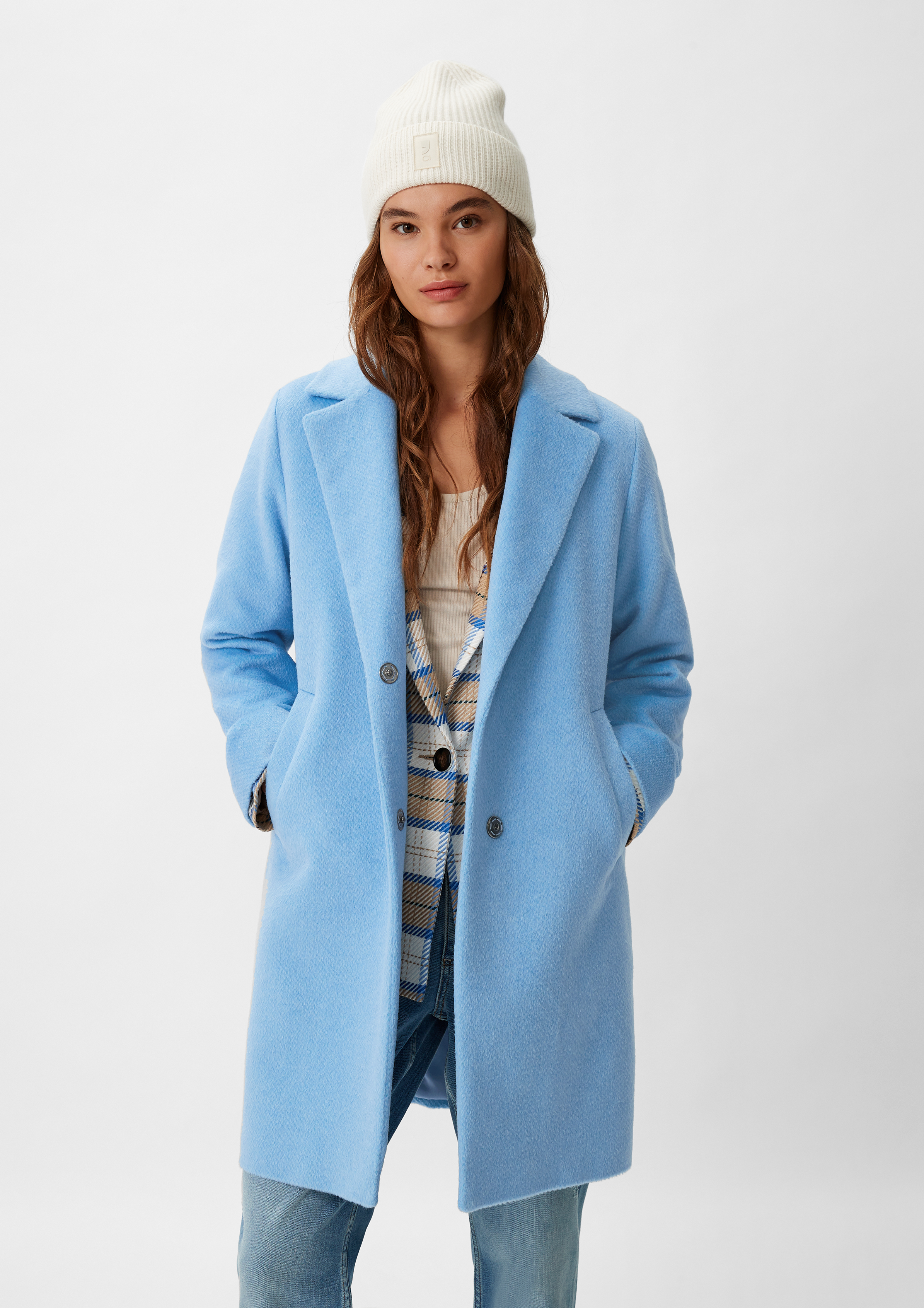 Jeans Hellblauen Mantel Kombinieren Outerwear Pimkie Mantel