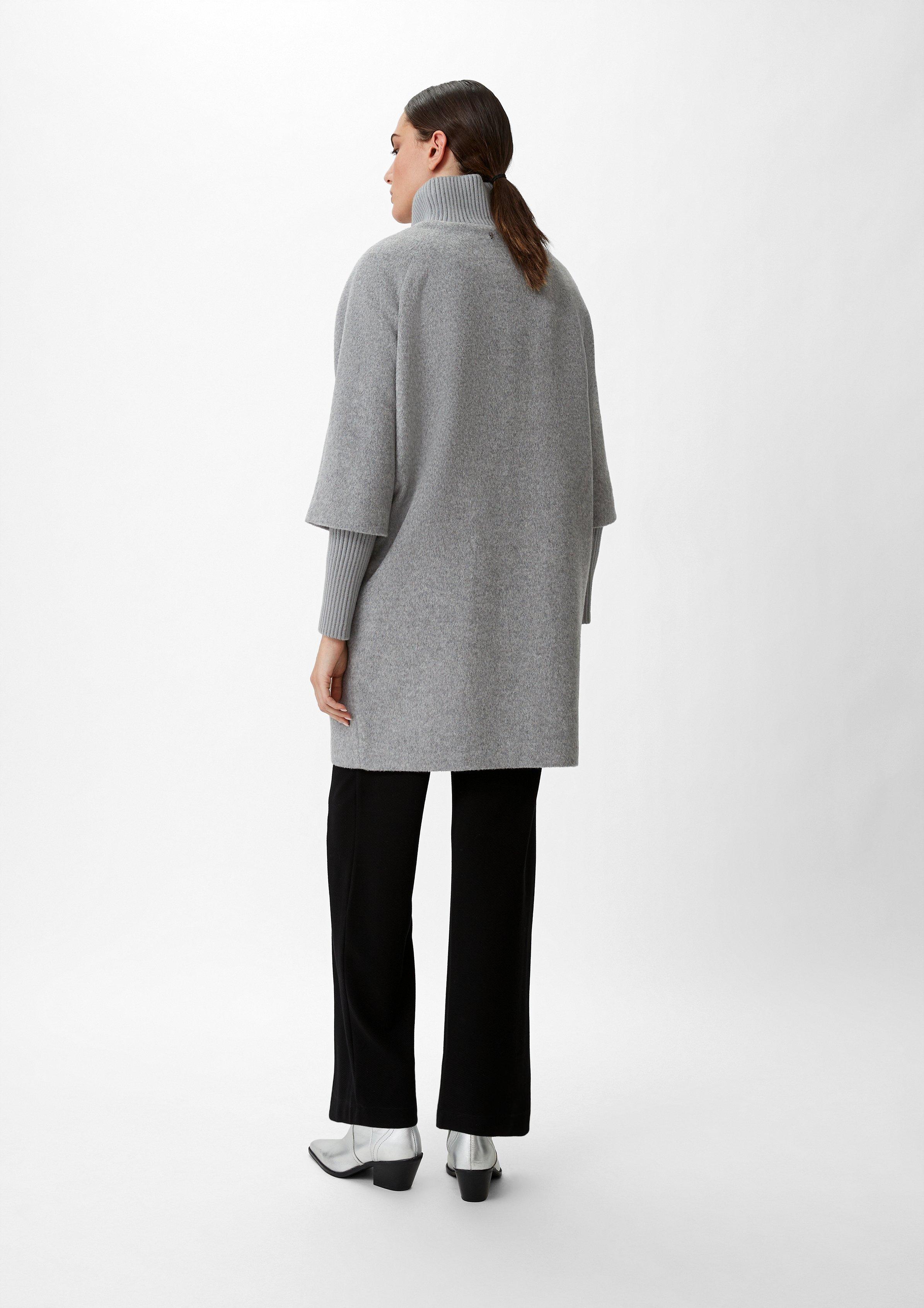 Wool blend coat - Grey | SCAYLE