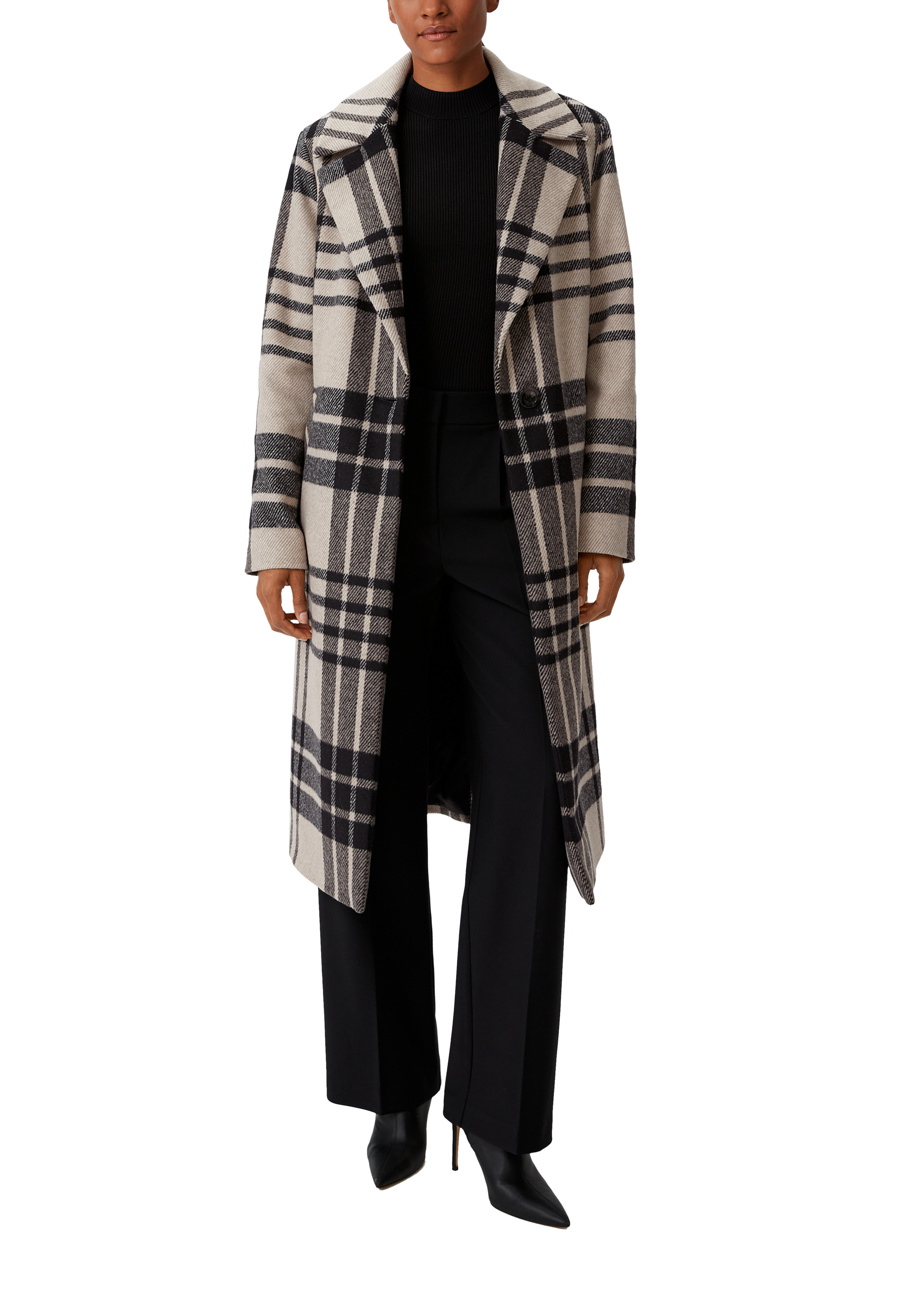 Wool blend coat - Beige | SCAYLE