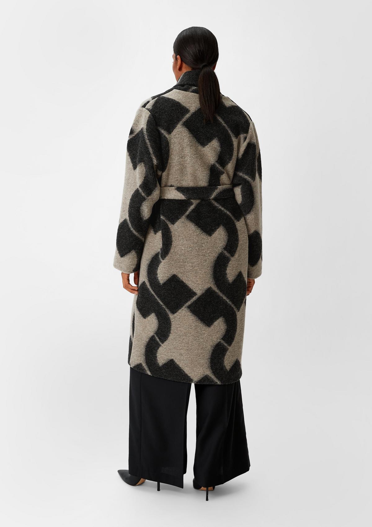 comma Coat in a new wool blend