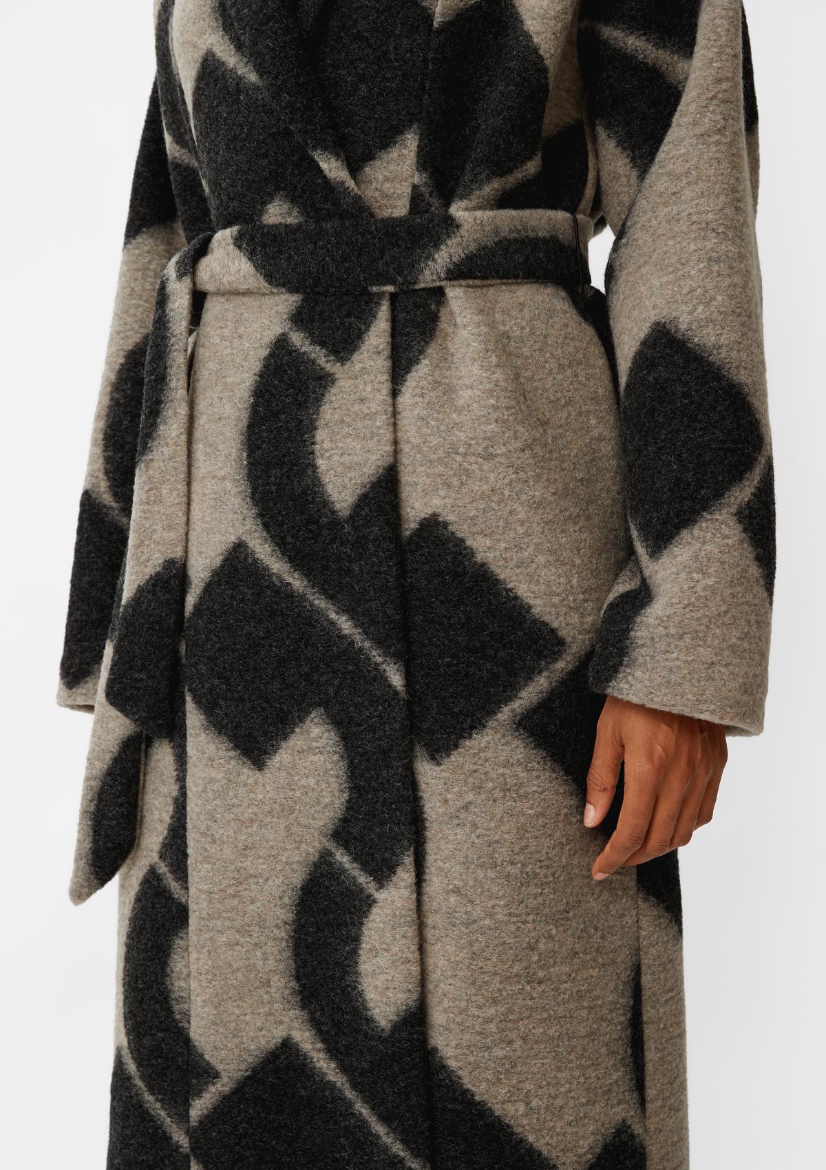 comma Coat in a new wool blend