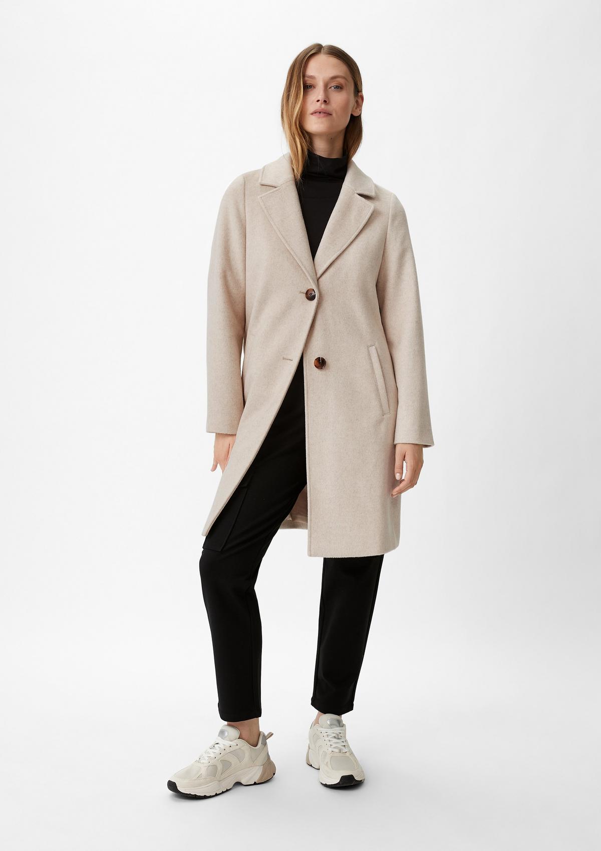 comma Coat with a removable insert