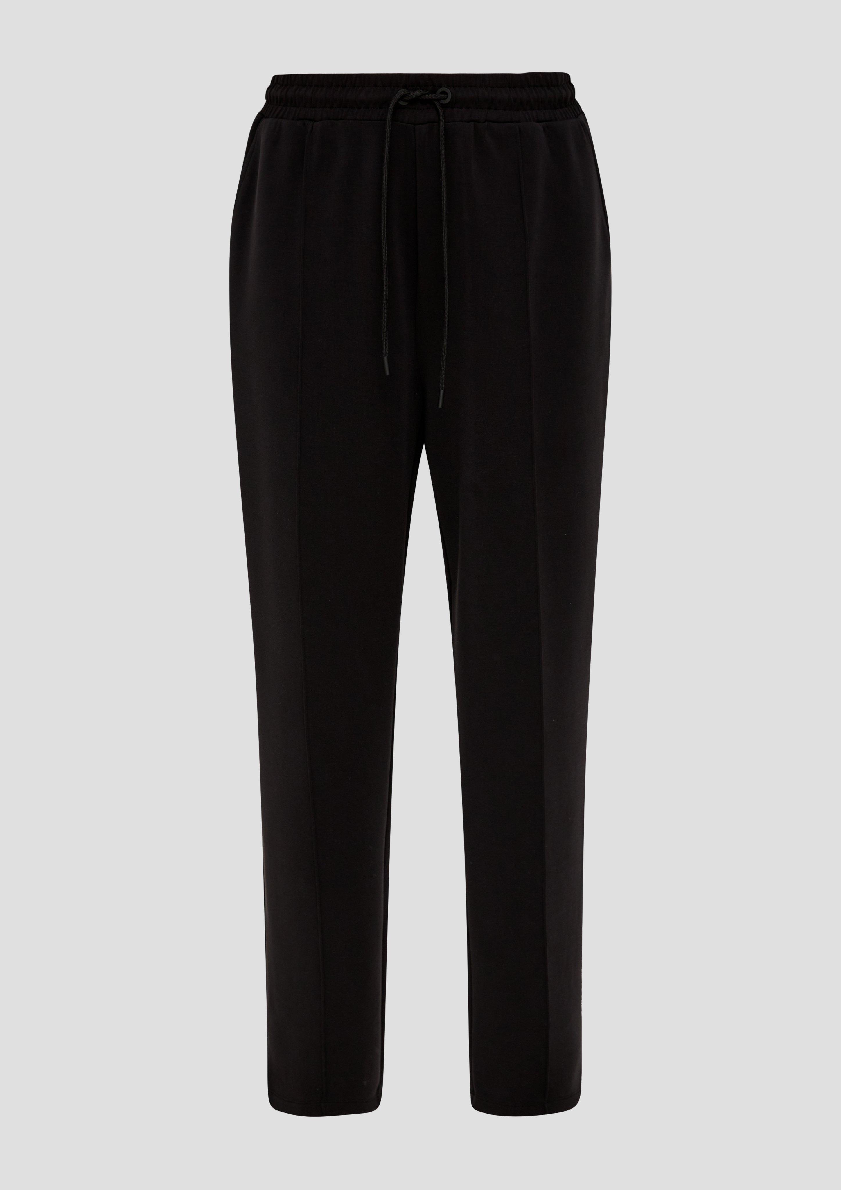 Thumbnail - s.Oliver - Regular: Sweatpants aus Scuba, Damen, schwarz