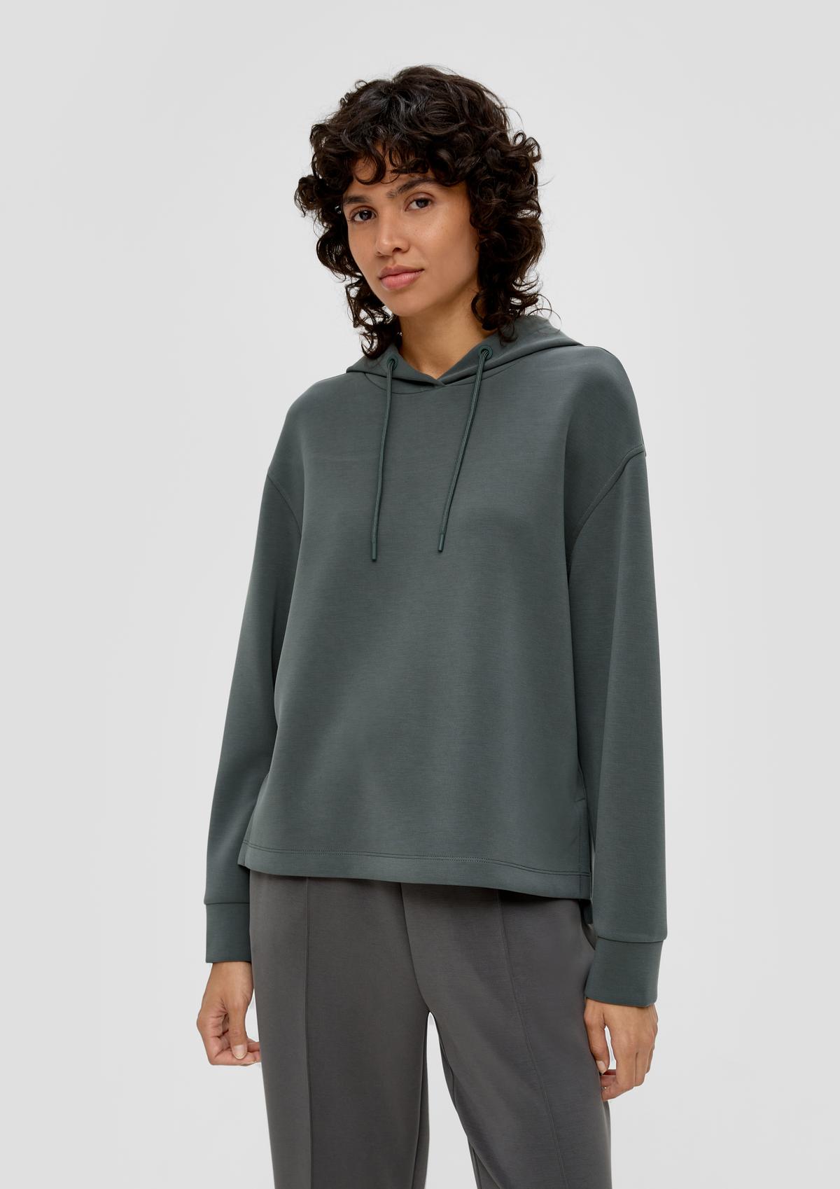 Sweatshirt in Long-Shape - royalblau