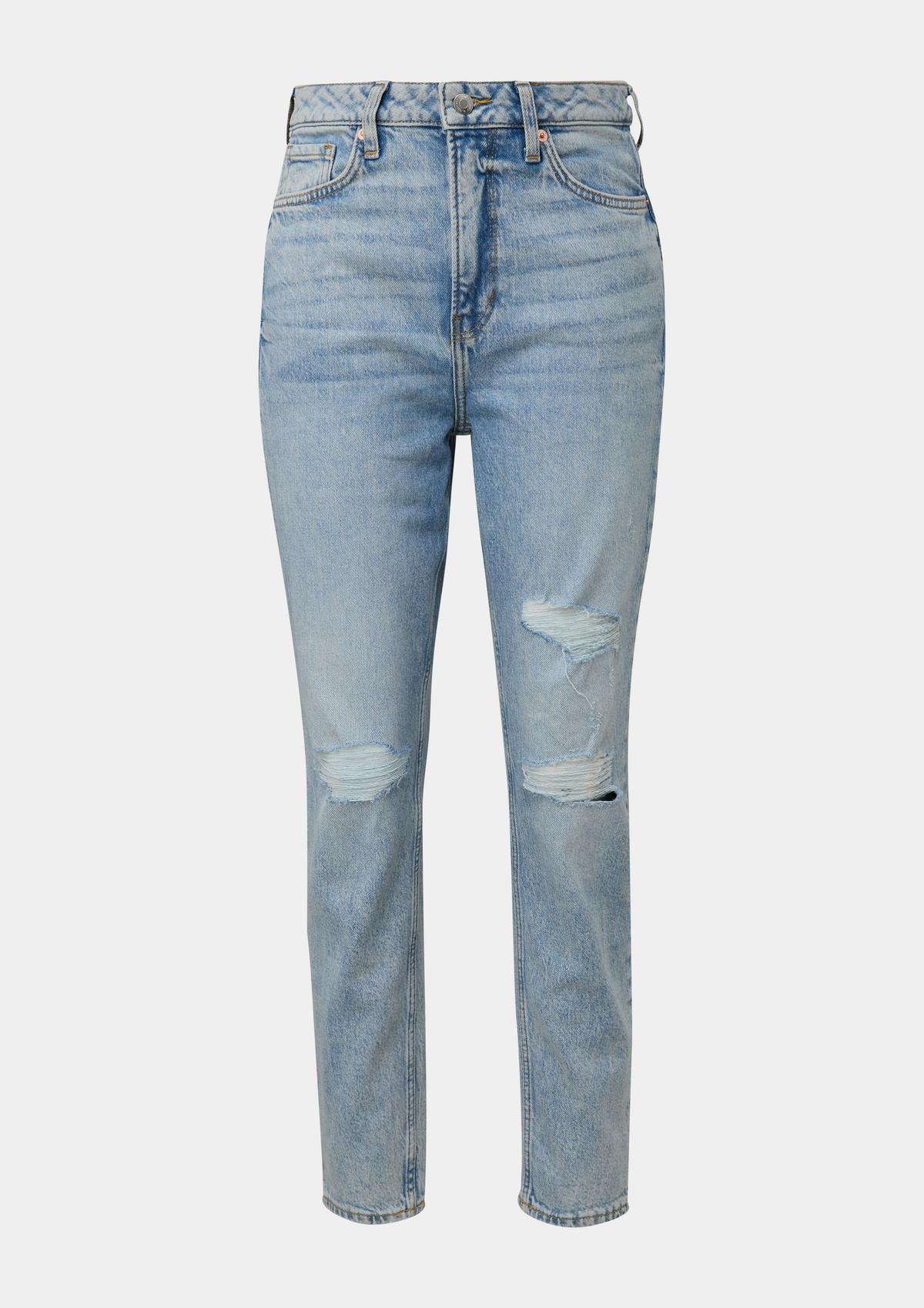 s.Oliver Ankle jeans Mom / relaxed fit / high rise / tapered leg