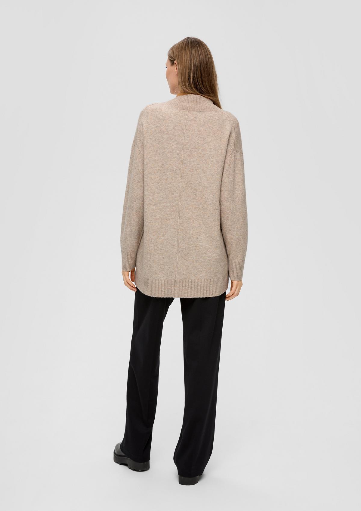 s.Oliver Long cardigan in a wool blend