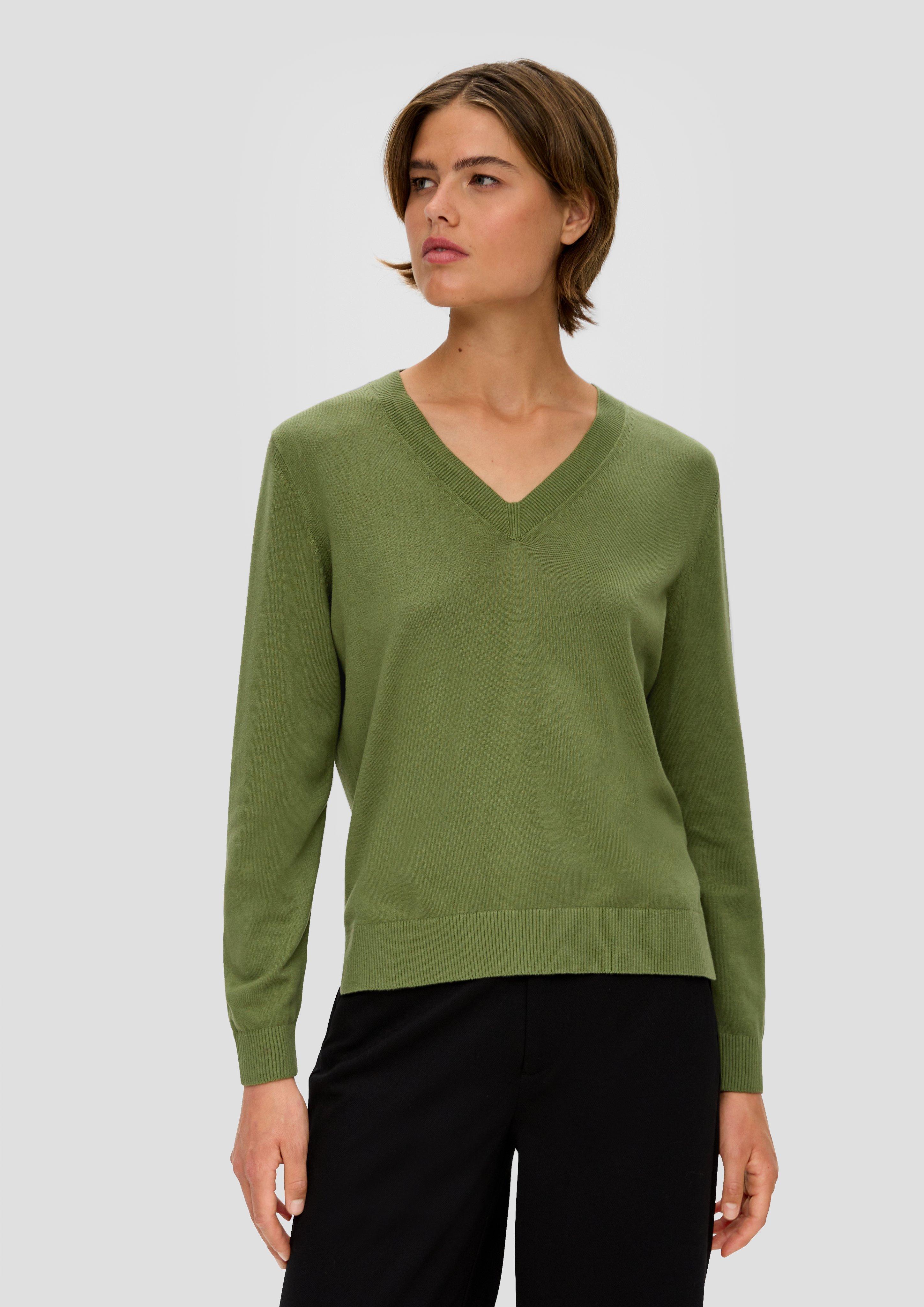 Viskose Strickpullover Mit Raglanärmeln - Weicher Pulli Mit Strickmuster Für Täglichen Tragekomfort