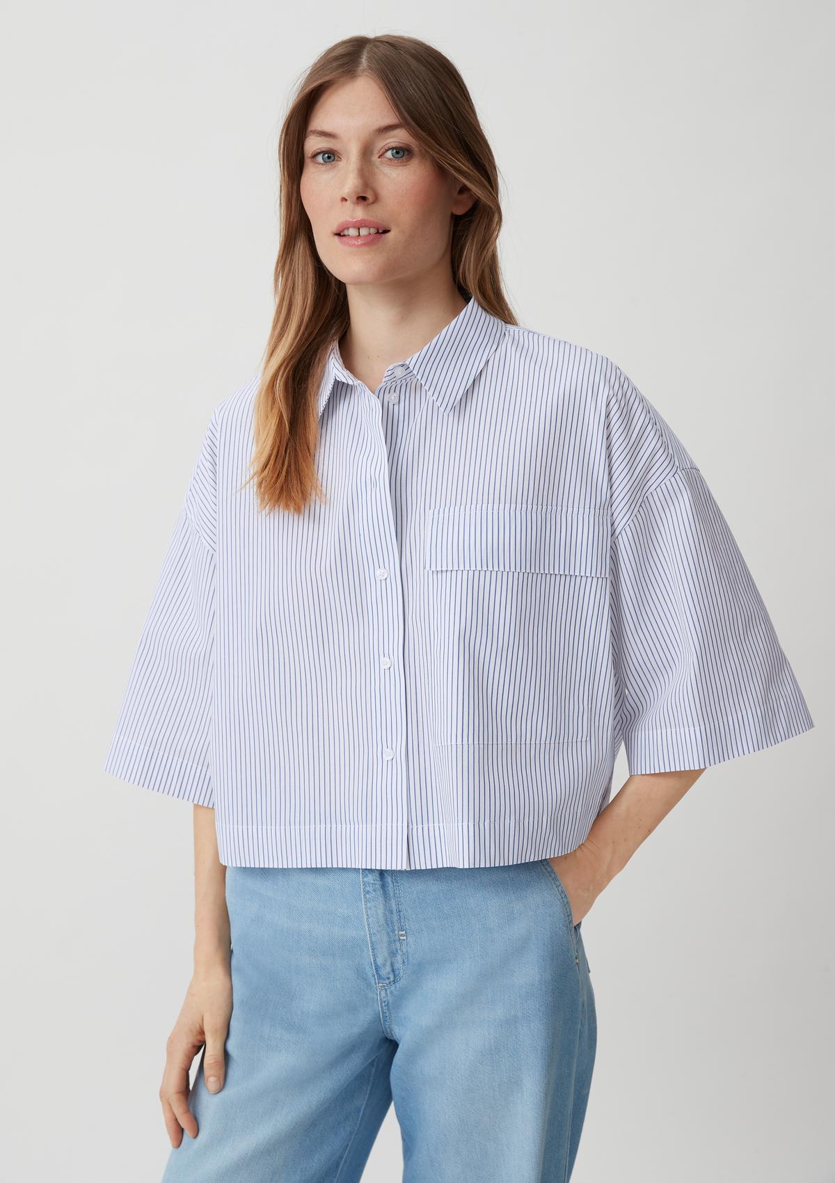 comma Striped cotton blouse