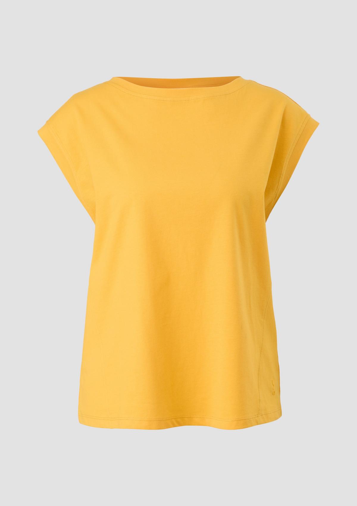 comma Sleeveless cotton T-shirt