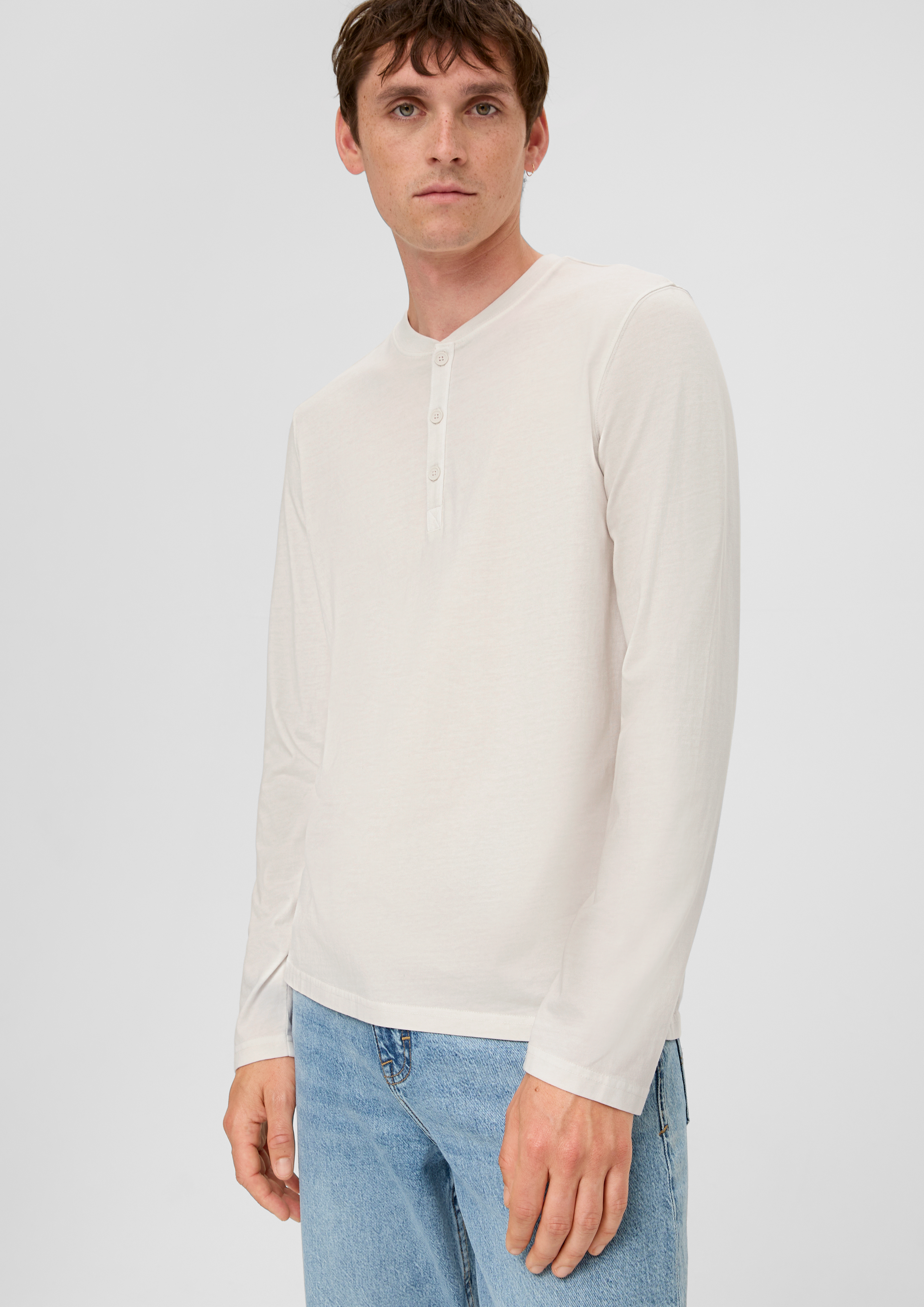 Off white long outlet sleeve striped shirt