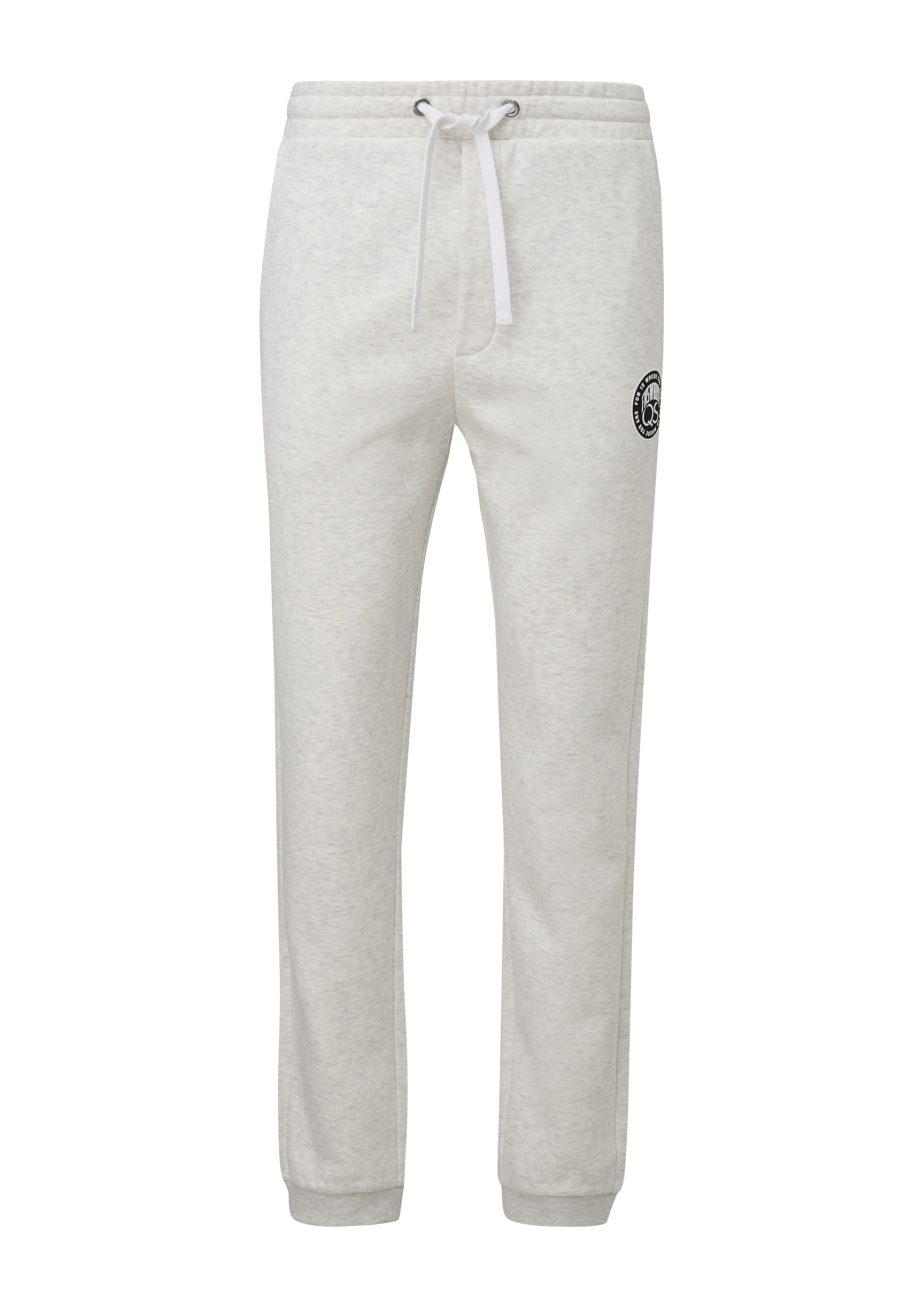 QS - Sweatpants aus Baumwollmix, Herren, grau