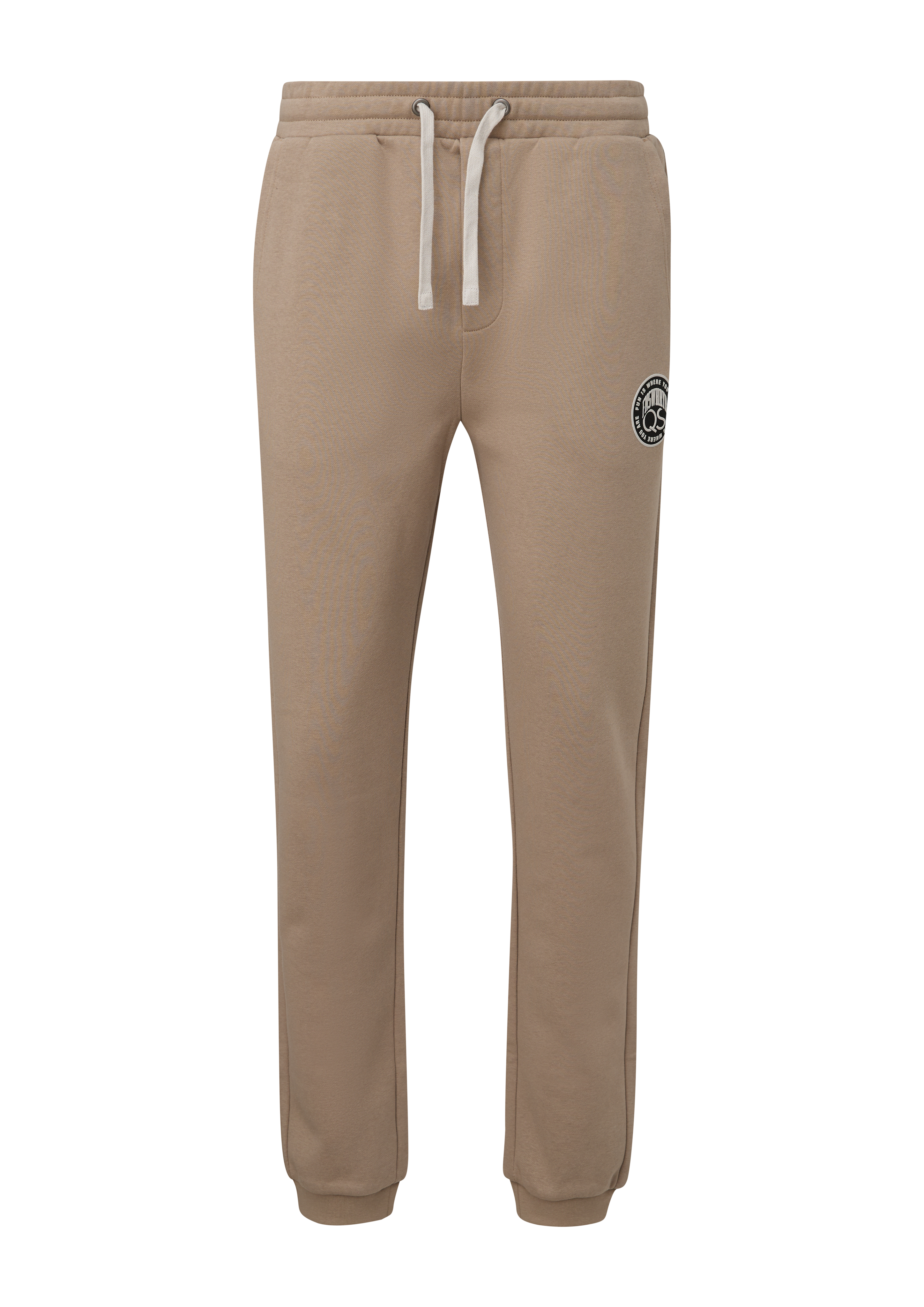 QS - Sweatpants aus Baumwollmix, Herren, braun