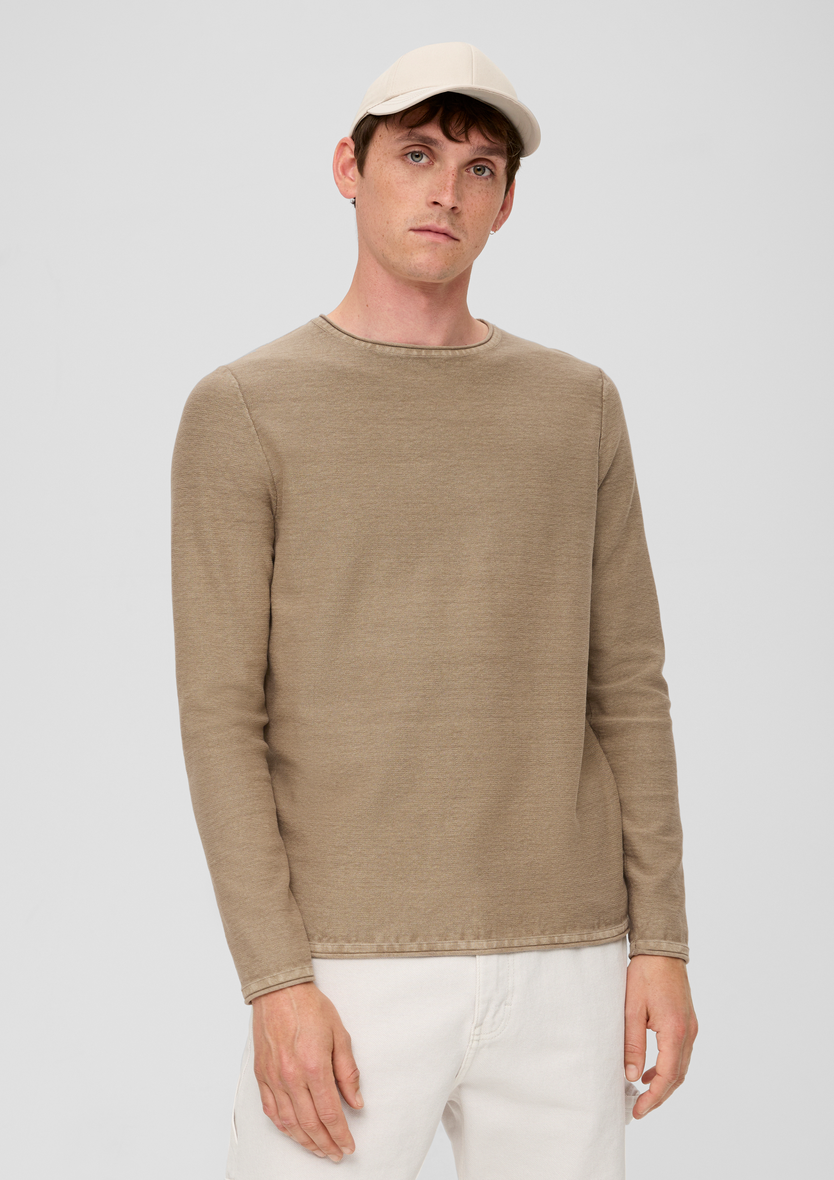 S.Oliver Pullover mit Garment Dye