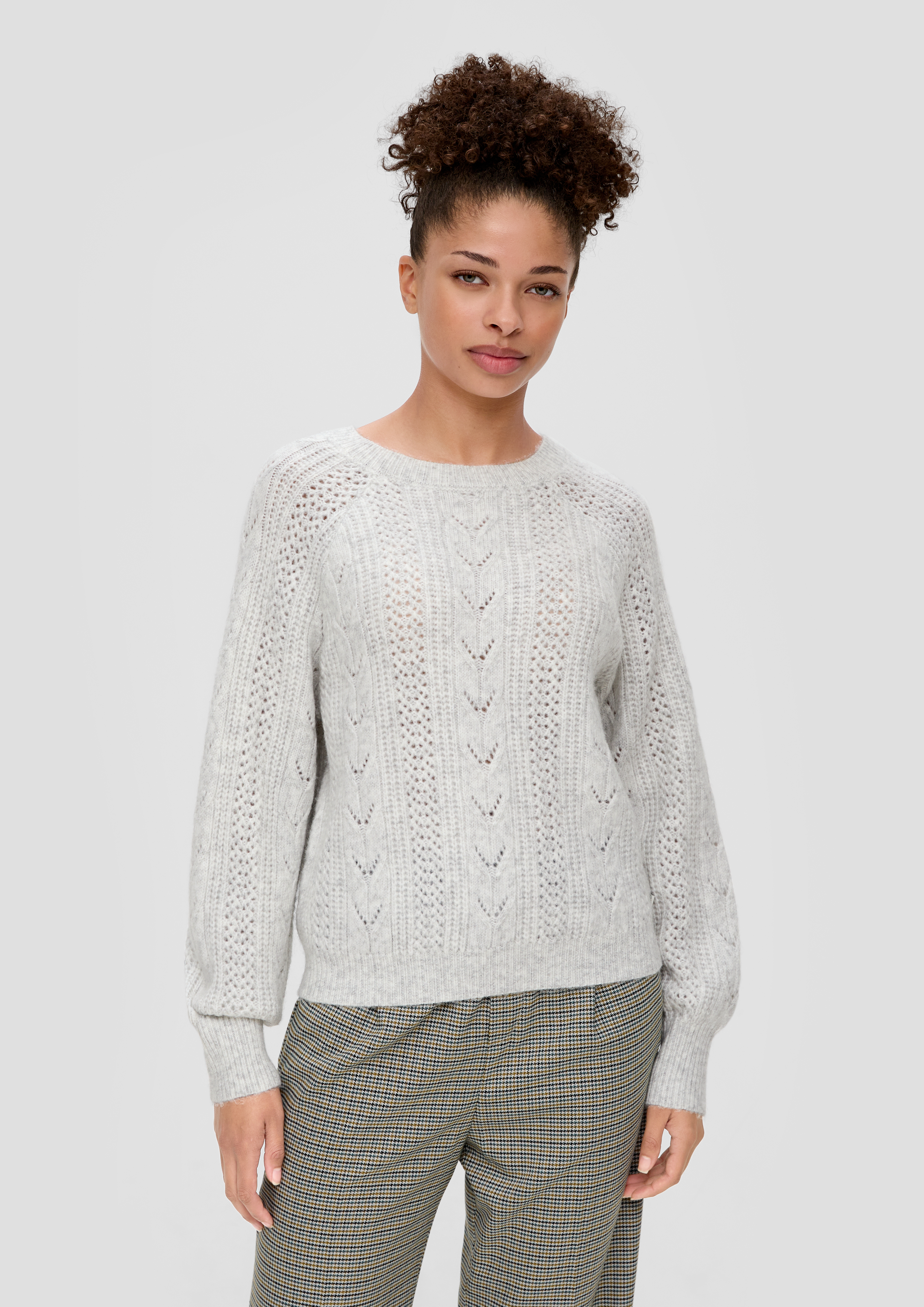 S.Oliver Pullover mit Strickmuster