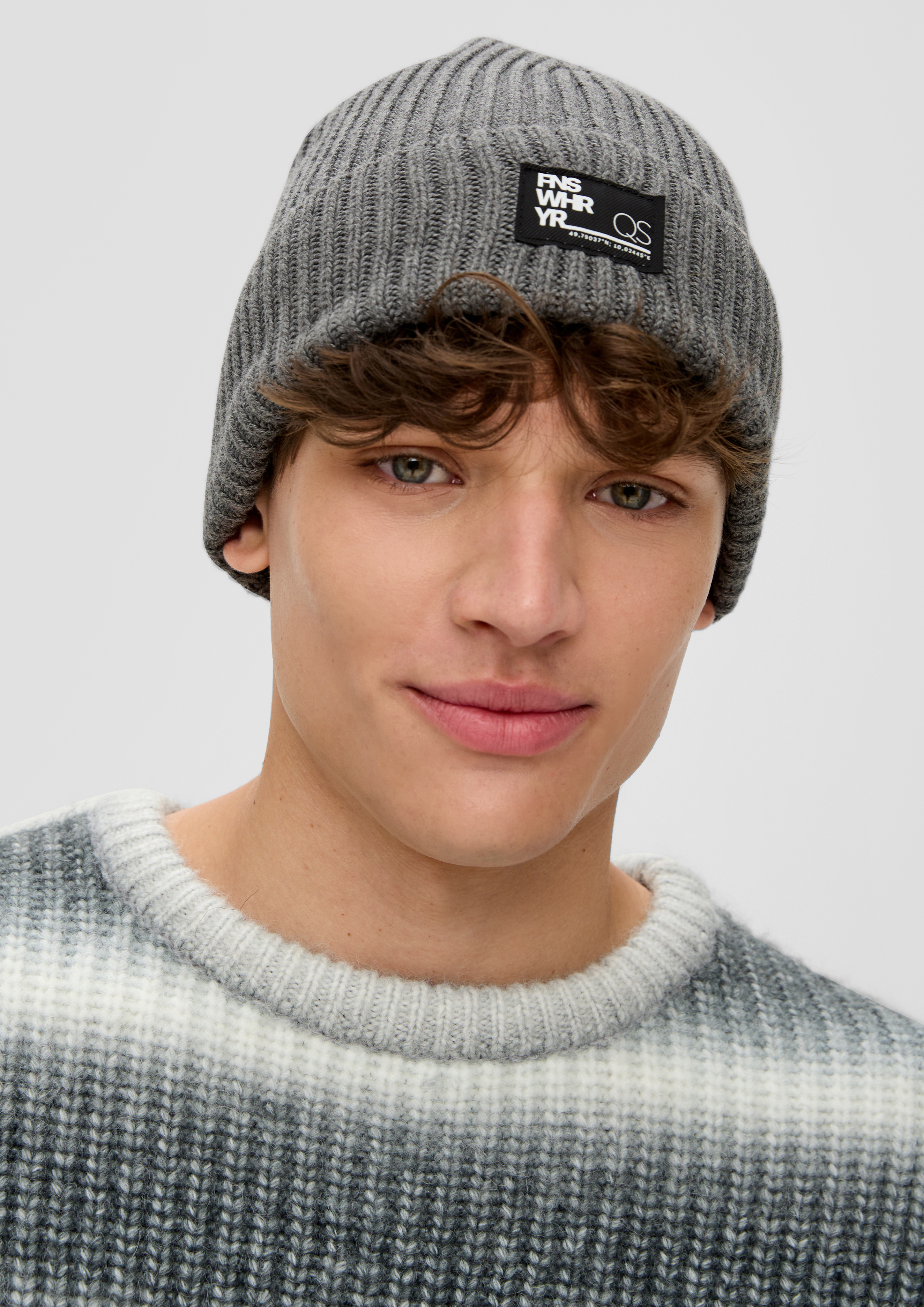 s.Oliver Strickmütze aus Baumwolle
