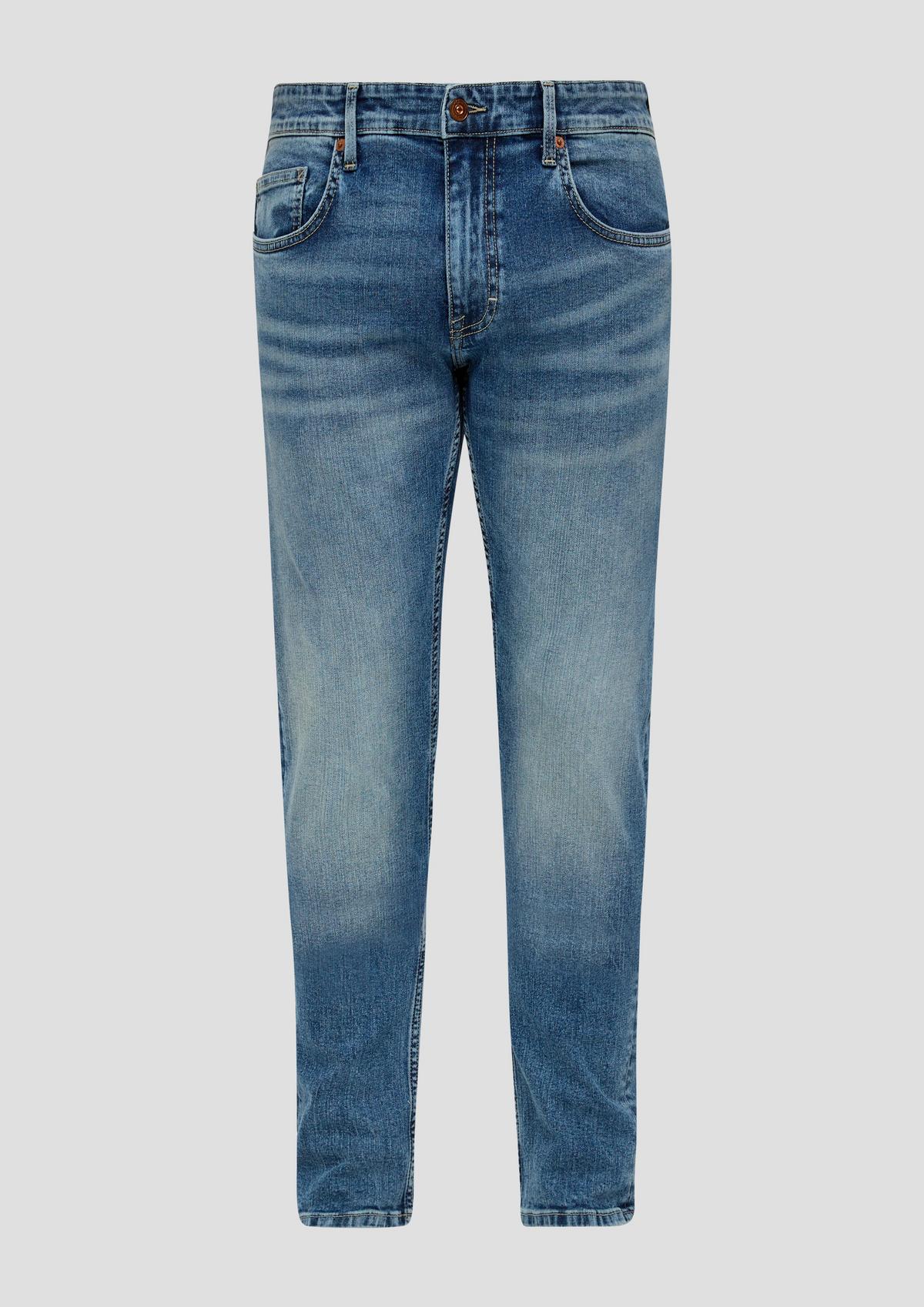 Slim fit: 5-pocket slim leg jeans - blue